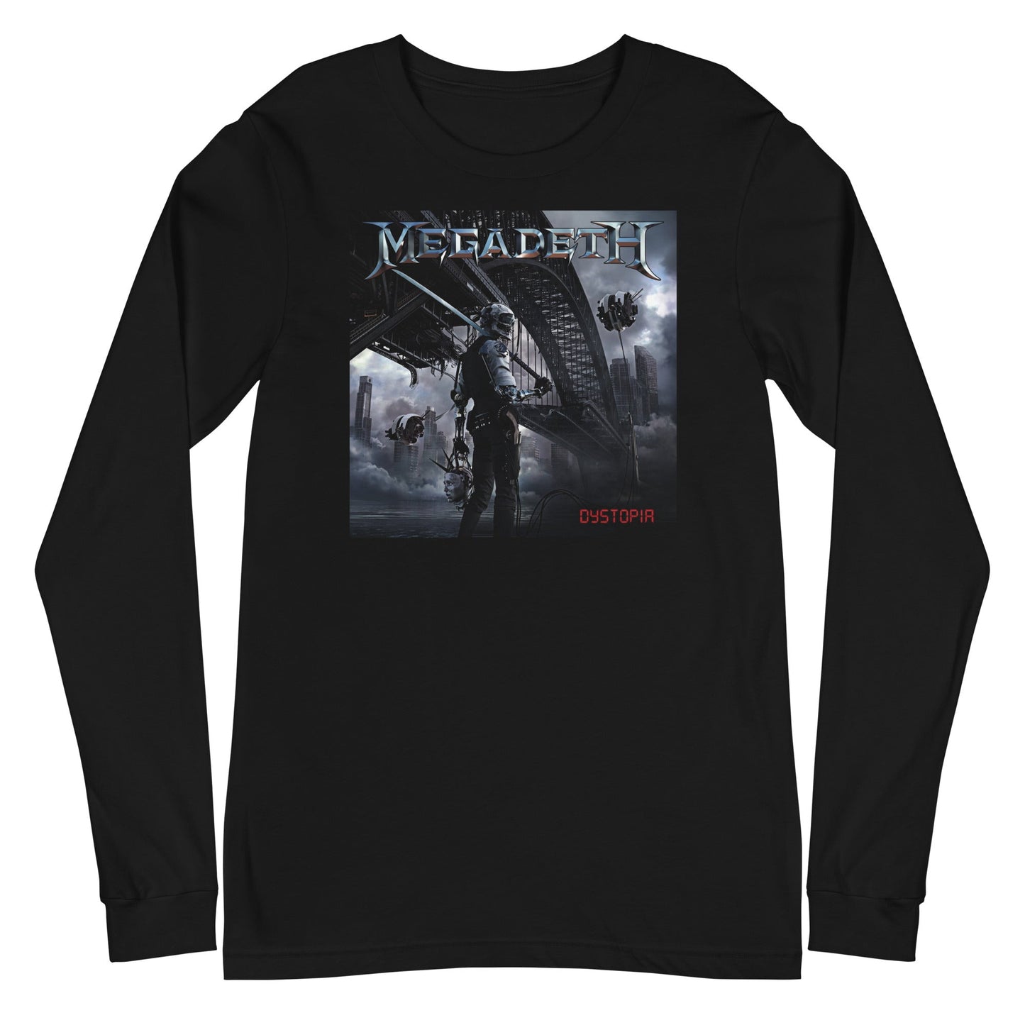 MerchMoment Megadeth - Dystopia Long Sleeve T-Shirt Black