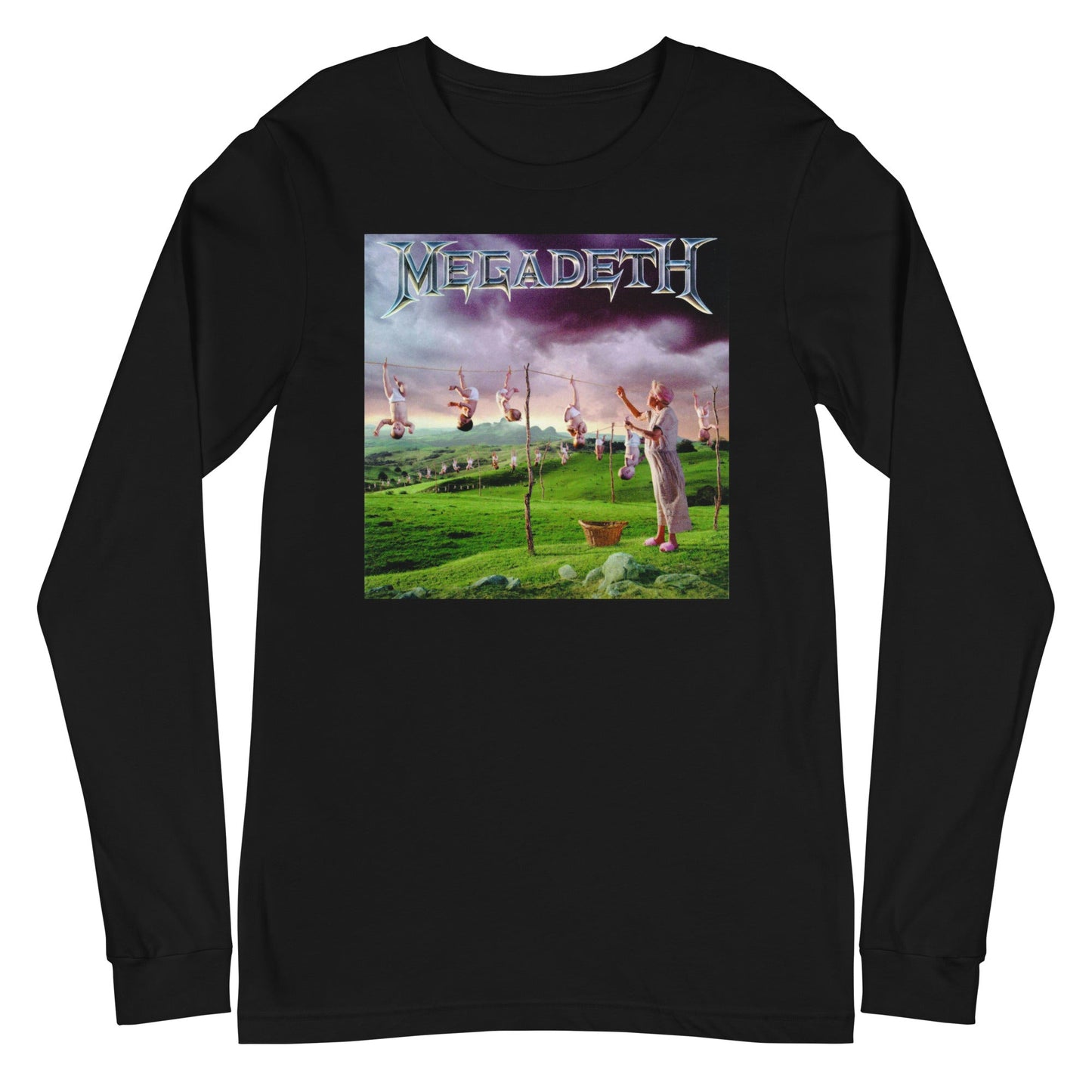 MerchMoment Megadeth - Youthanasia Long Sleeve T-Shirt Black