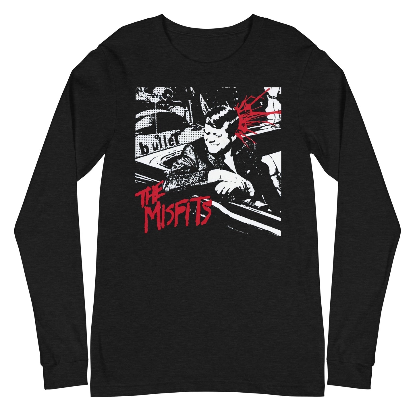 MerchMoment Misfits - Bullett Long Sleeve T-Shirt Black
