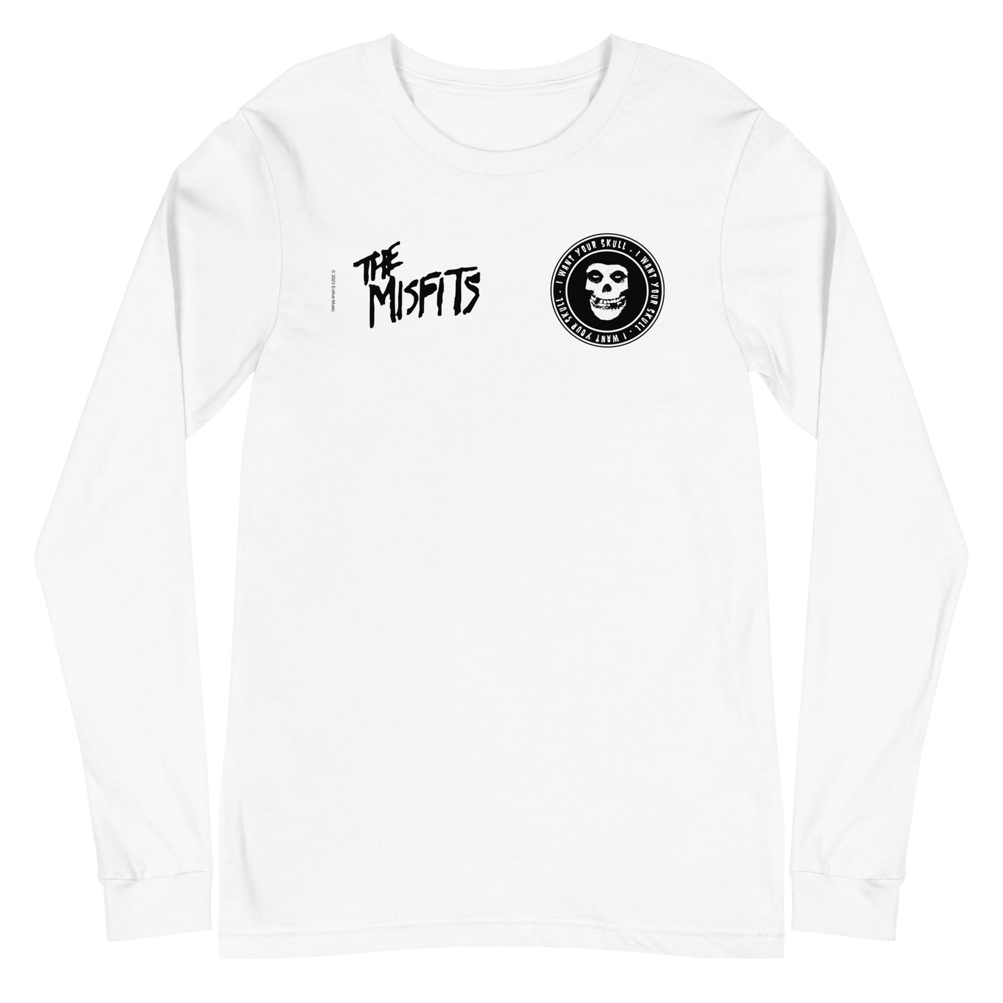 MerchMoment Misfits - Small Fiends Long Sleeve T-Shirt White
