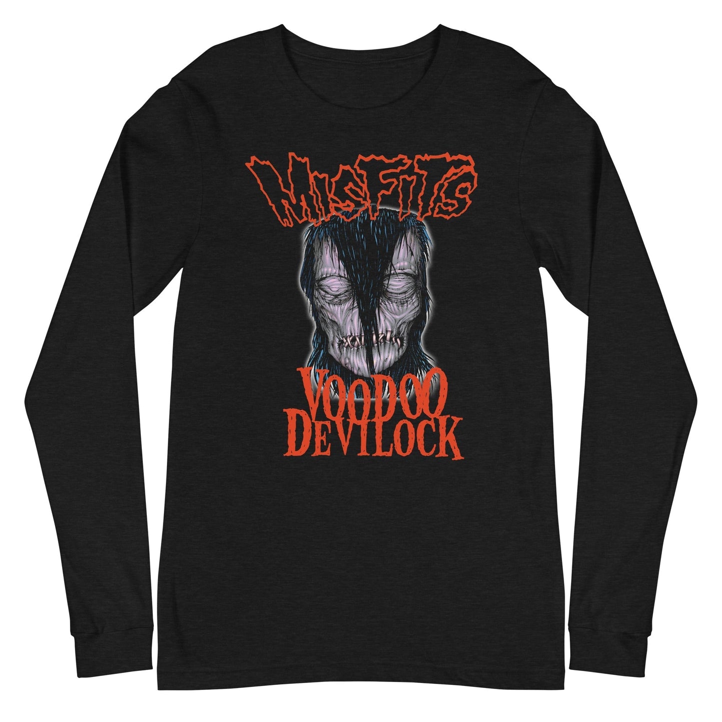 MerchMoment Misfits - VooDoo Devilock Long Sleeve T-Shirt Black