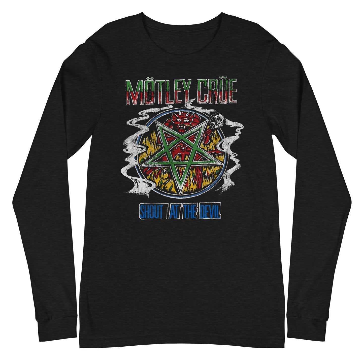 MerchMoment Motley Crue - Ganja Shout Long Sleeve T-Shirt Black