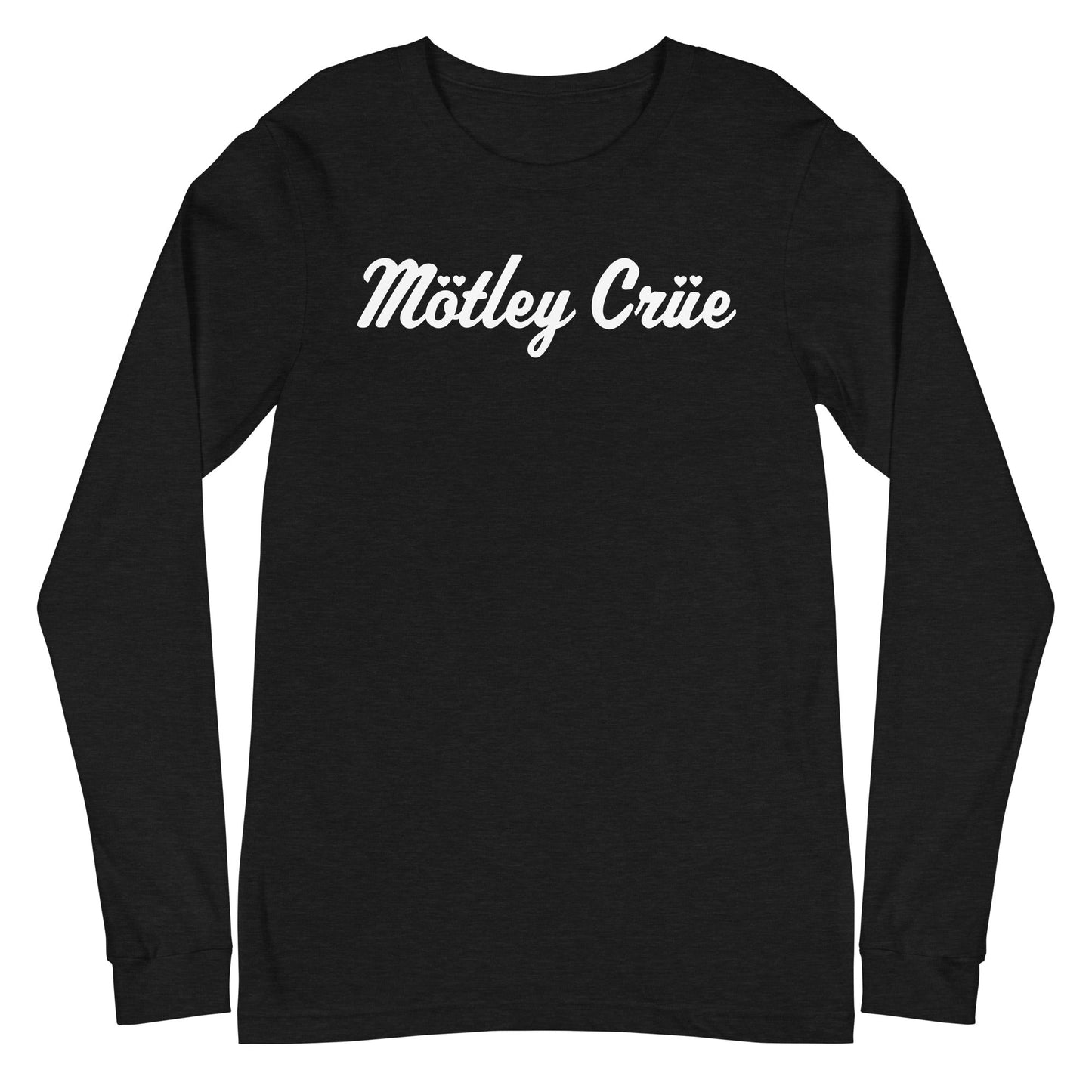 MerchMoment Motley Crue - Script Logo Long Sleeve T-Shirt Black
