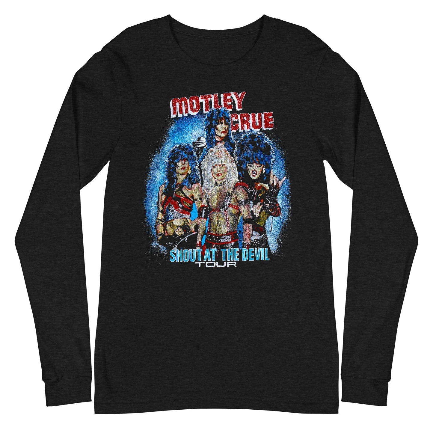 MerchMoment Motley Crue - Shout Tour Long Sleeve T-Shirt Black