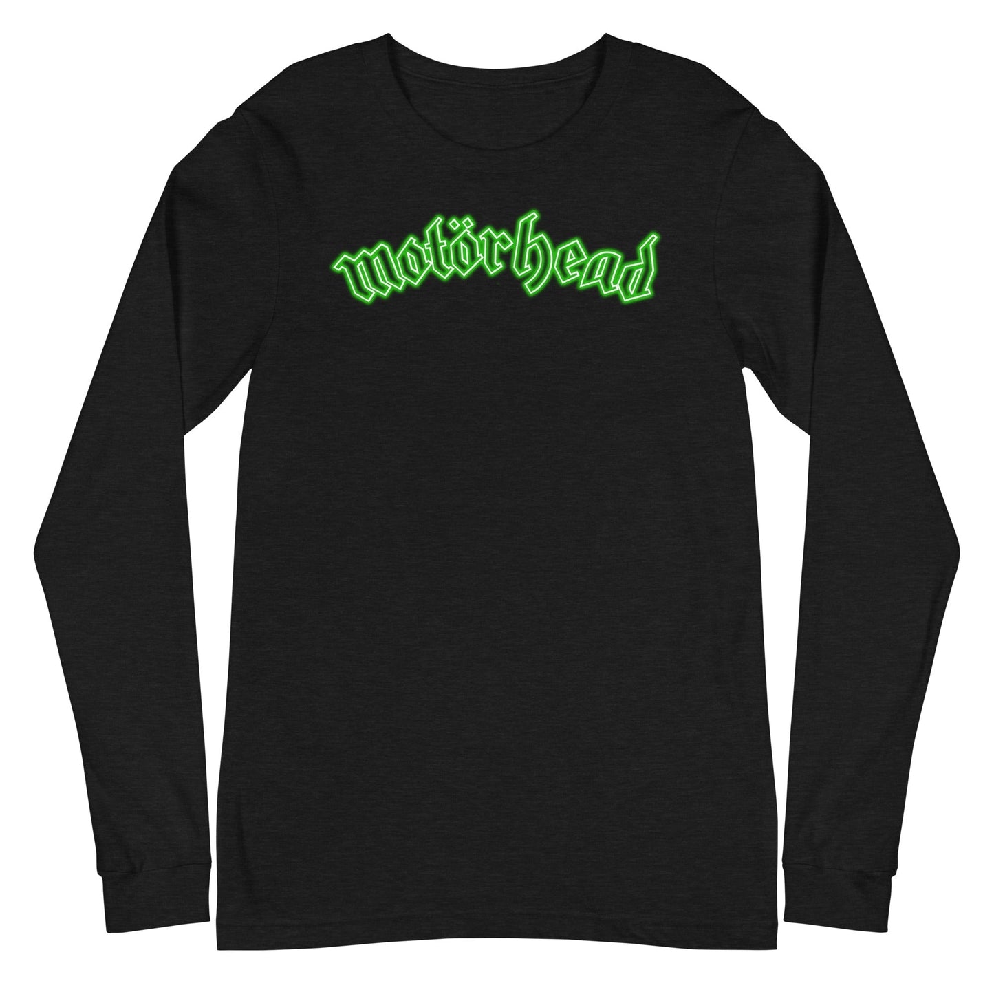 MerchMoment Motorhead - Neon Green Moon Long Sleeve T-Shirt Black