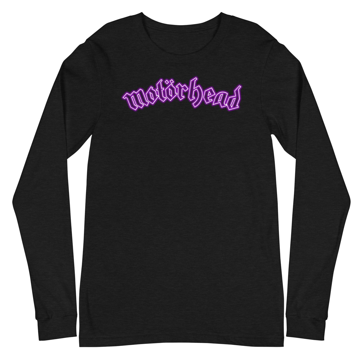 MerchMoment Motorhead - Neon Pink Moon Long Sleeve T-Shirt Black