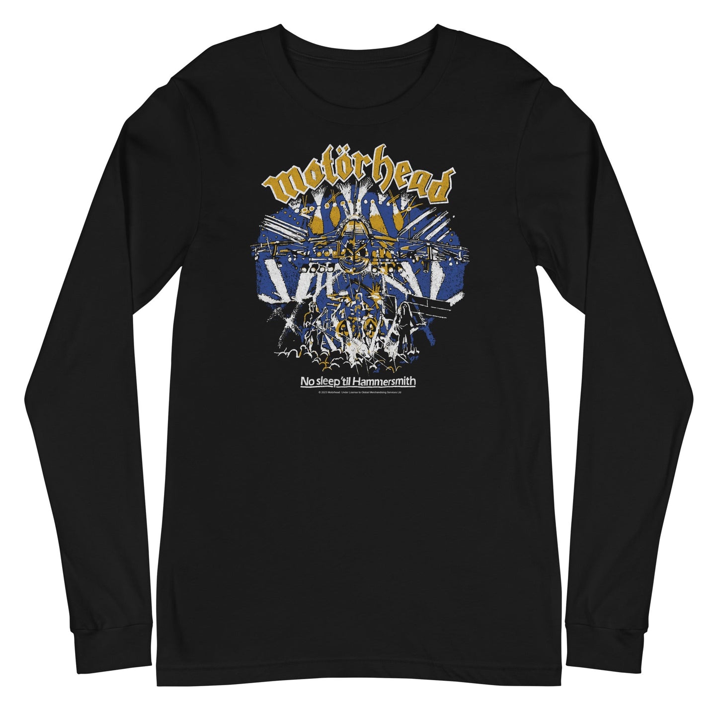 MerchMoment Motorhead - No Sleep 'til Hammersmith Long Sleeve T-Shirt Black