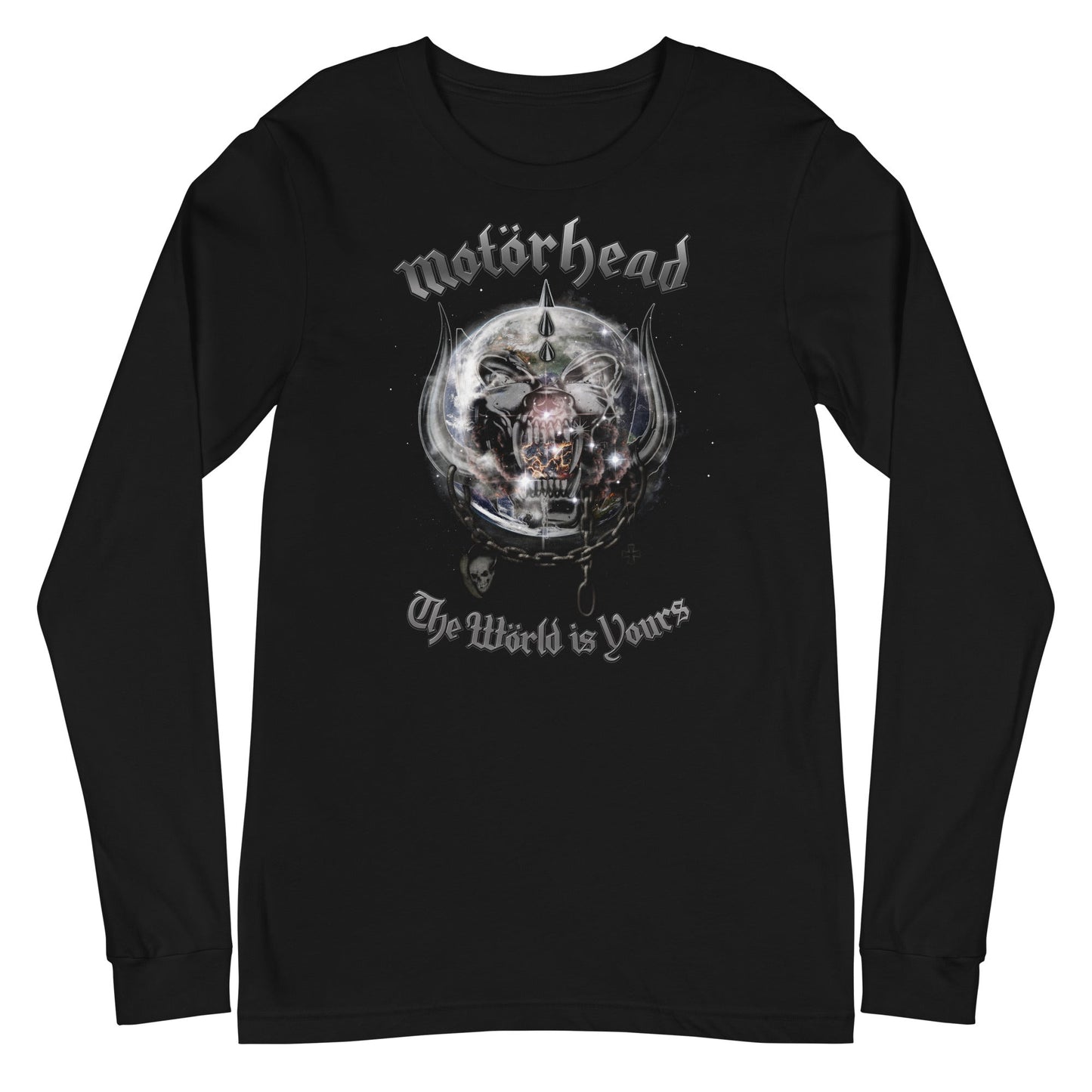 MerchMoment Motorhead - The World is Yours Long Sleeve T-Shirt Black