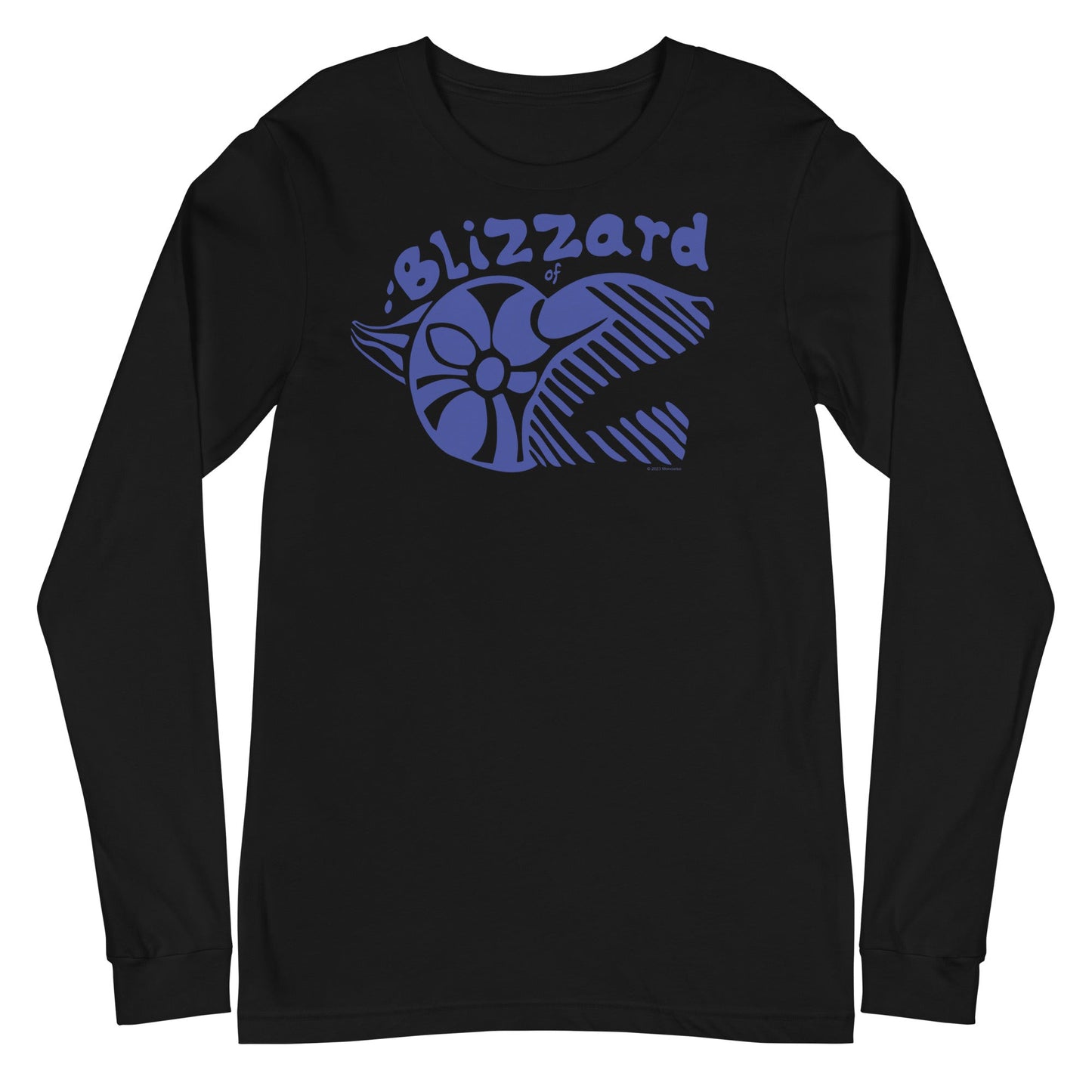 MerchMoment Ozzy Osbourne - Blizzard of Art Long Sleeve T-Shirt Black