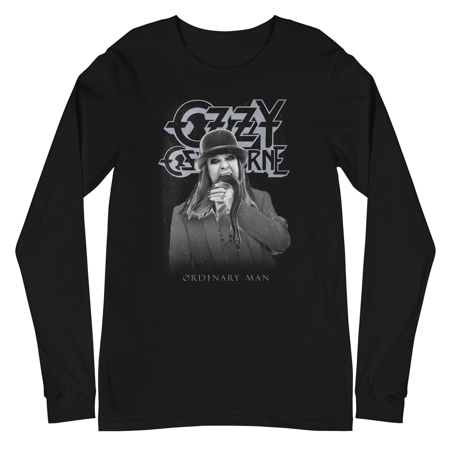 MerchMoment Ozzy Osbourne - Ordinary Man Long Sleeve T-Shirt Black