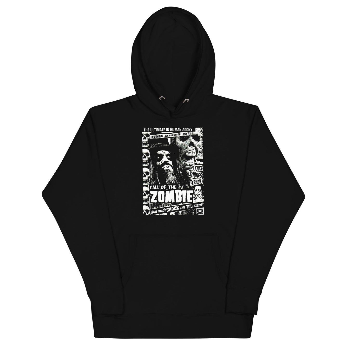 MerchMoment Rob Zombie - Black and White Hoodie Black