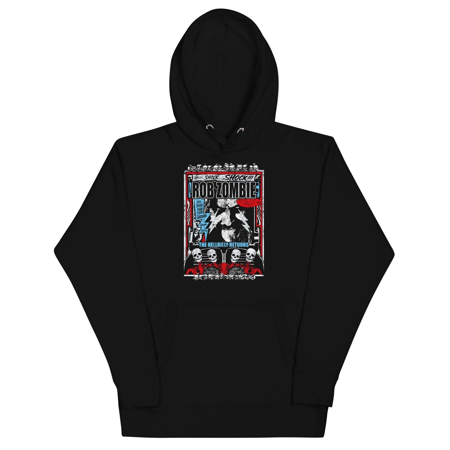 MerchMoment Rob Zombie - Comic Book Hoodie Black
