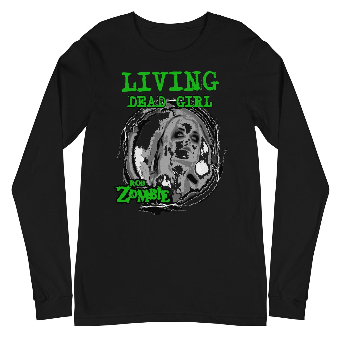 MerchMoment Rob Zombie - Living Dead Girl Long Sleeve T-Shirt Black