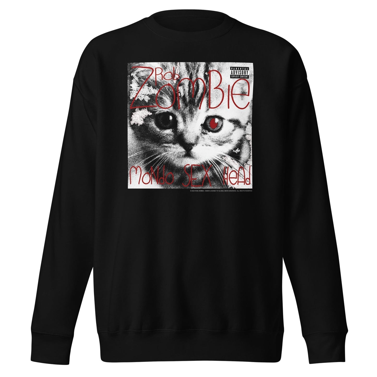 MerchMoment Rob Zombie - Mondo Sex Head Sweatshirt Black