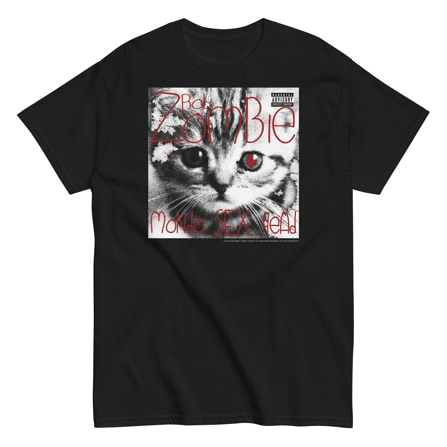 MerchMoment Rob Zombie - Mondo Sex Head T-Shirt Black