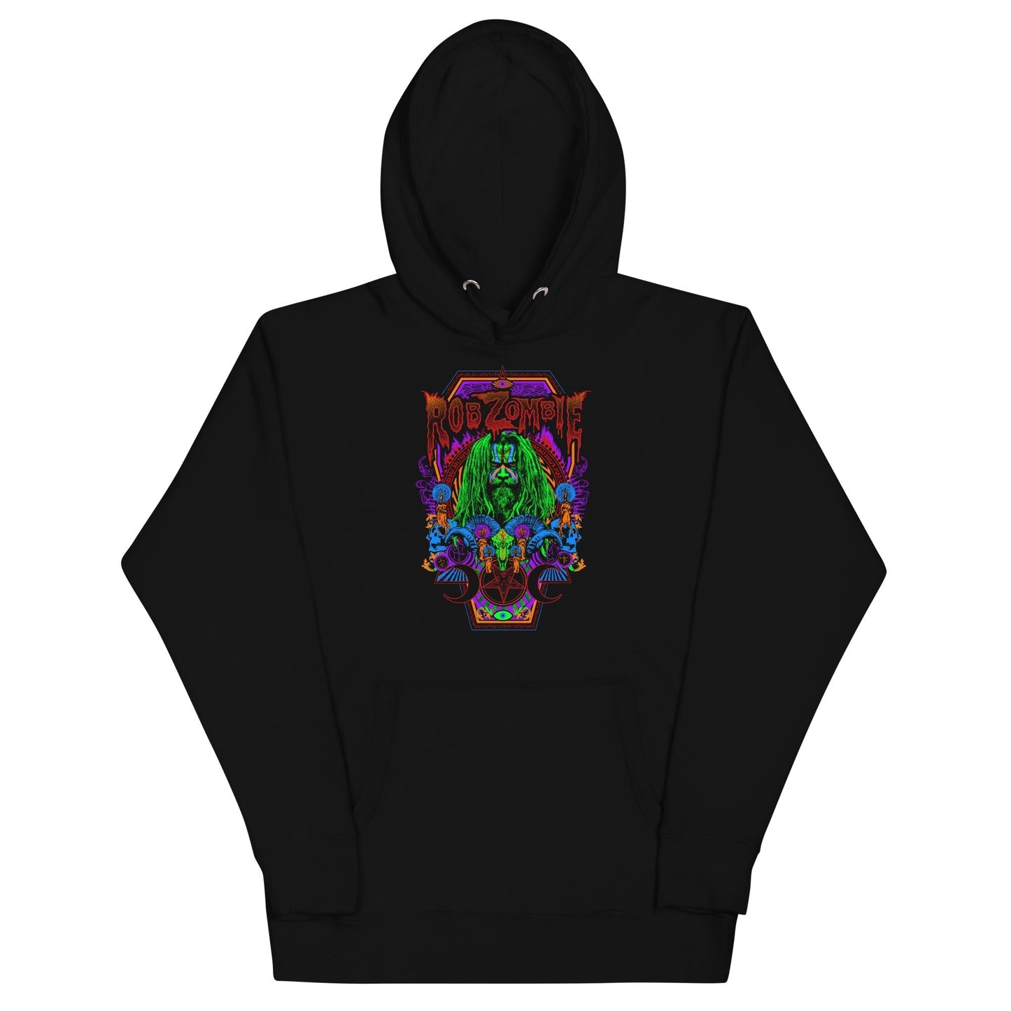 MerchMoment Rob Zombie - Psychedelic Hoodie Black