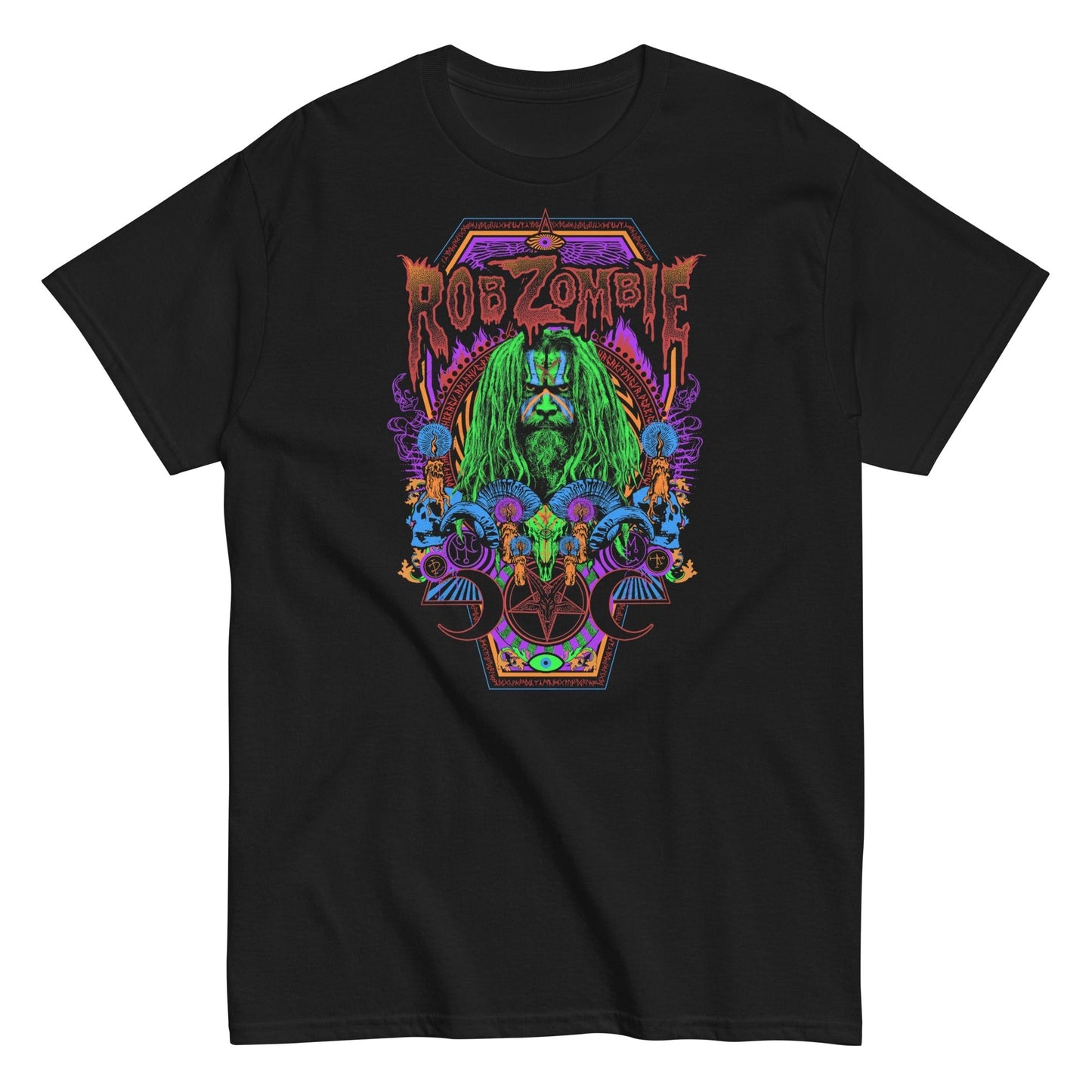 MerchMoment Rob Zombie - Psychedelic T-Shirt Black