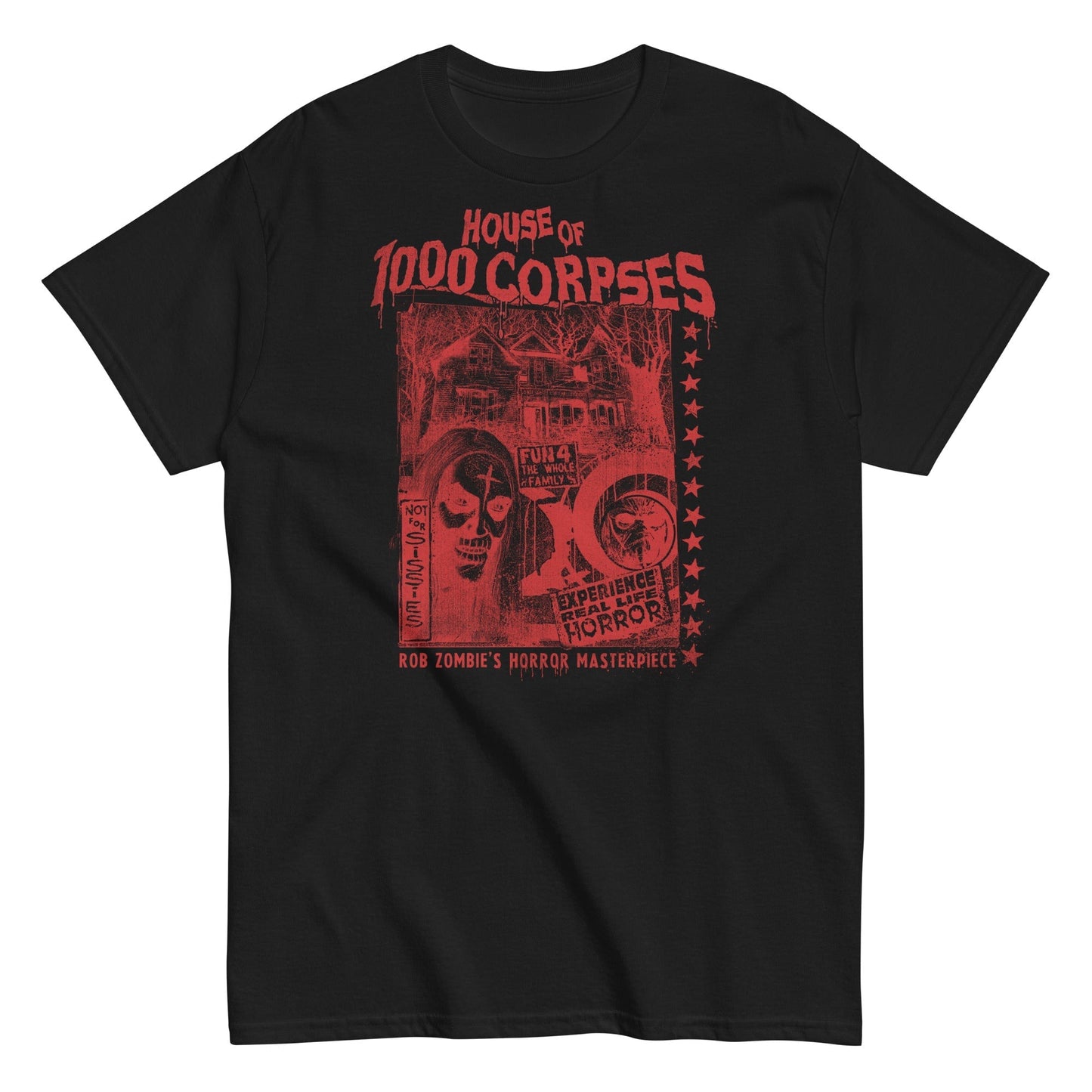 MerchMoment Rob Zombie - Red Corpses T-Shirt Black