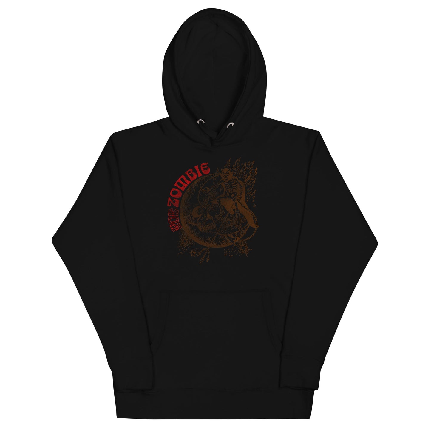 MerchMoment Rob Zombie - Red Rob Hoodie Black