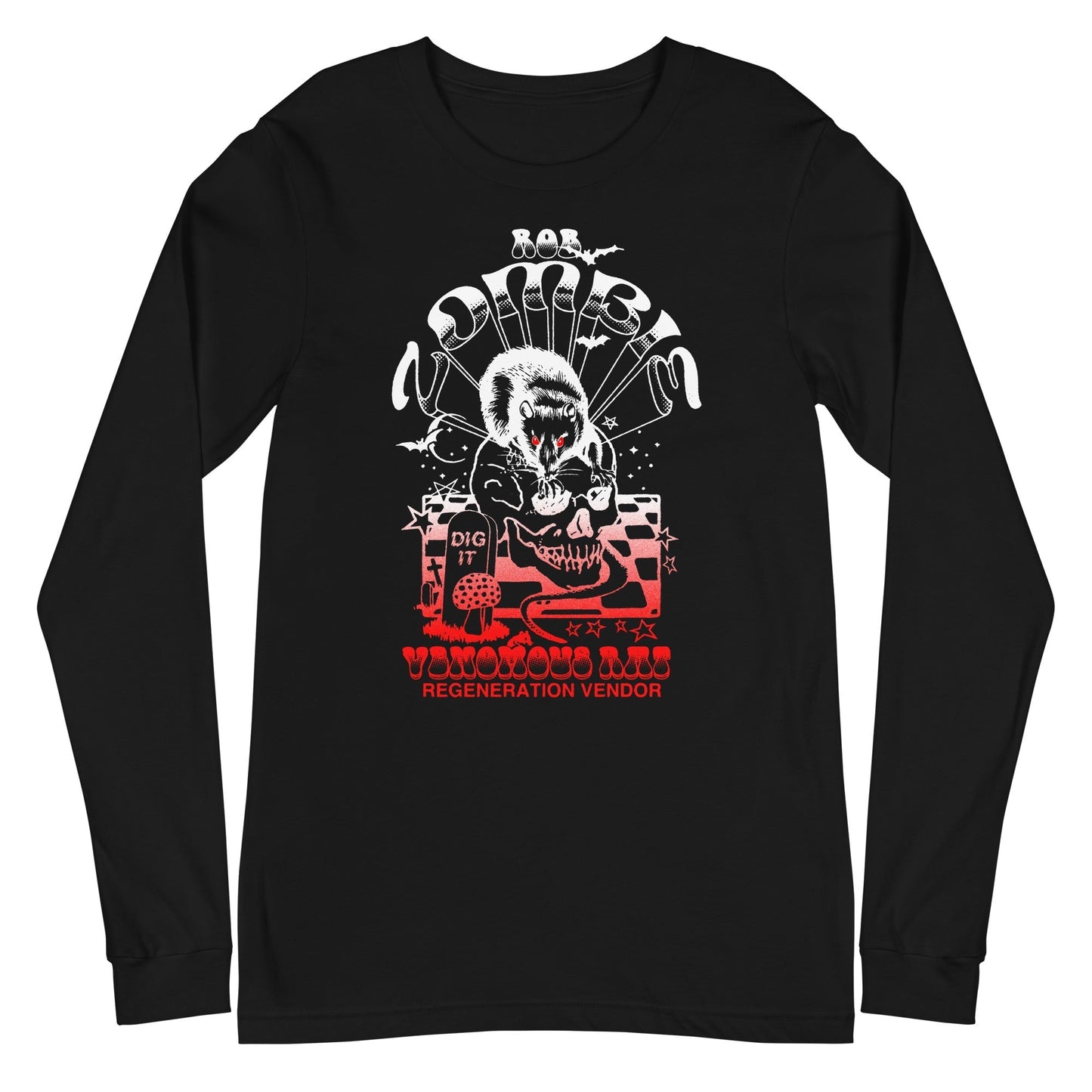 MerchMoment Rob Zombie - Regeneration Vendor Long Sleeve T-Shirt Black