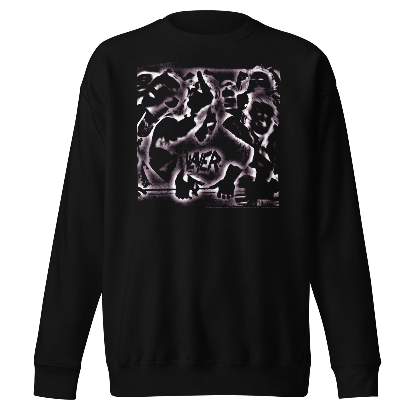 MerchMoment Slayer - Abstract Logo Sweatshirt Black