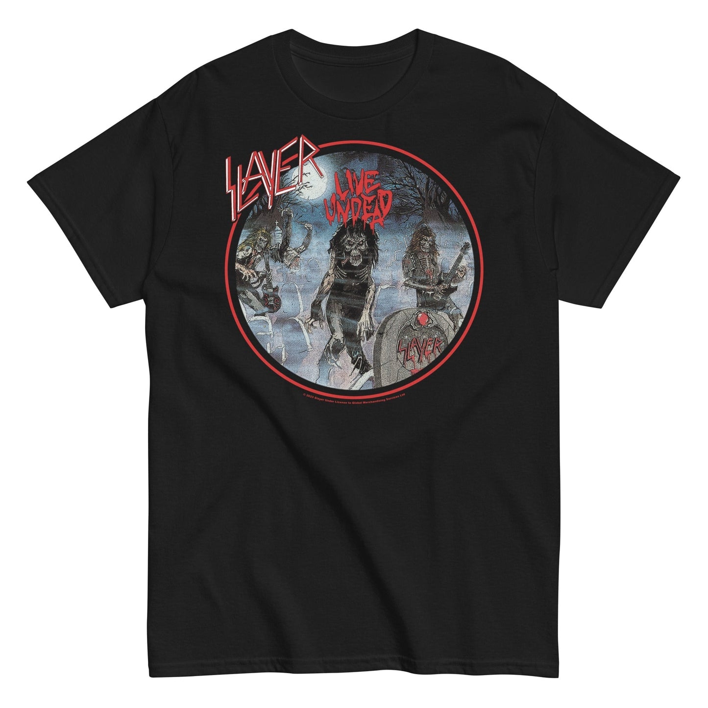 MerchMoment Slayer - Death Rock T-Shirt Black