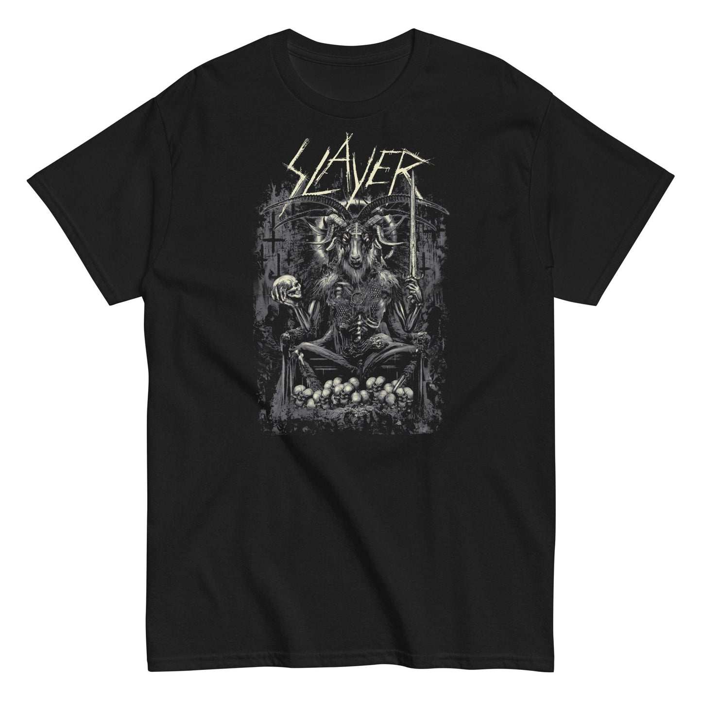 MerchMoment Slayer - Demon Head T-Shirt Black