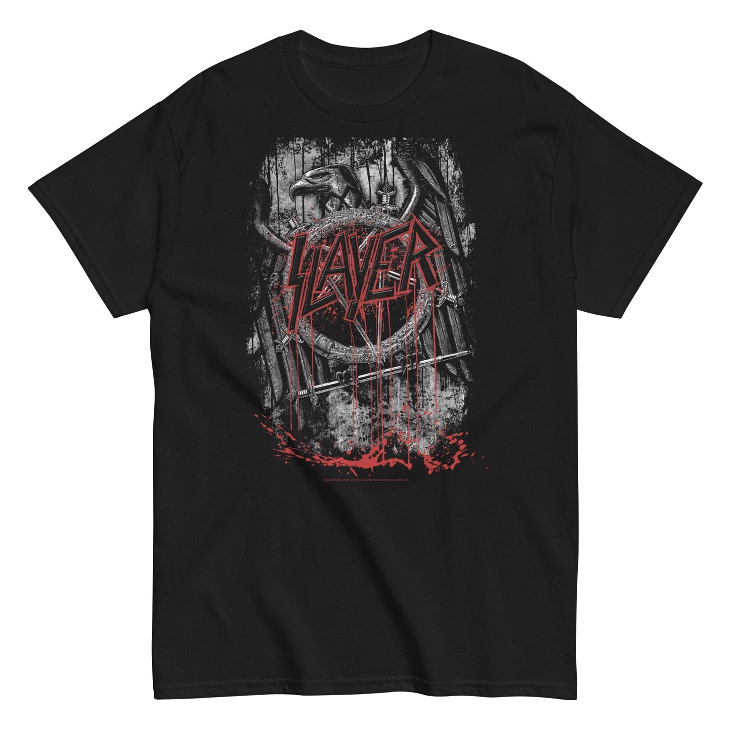 MerchMoment Slayer - Eagle Logo T-Shirt Black