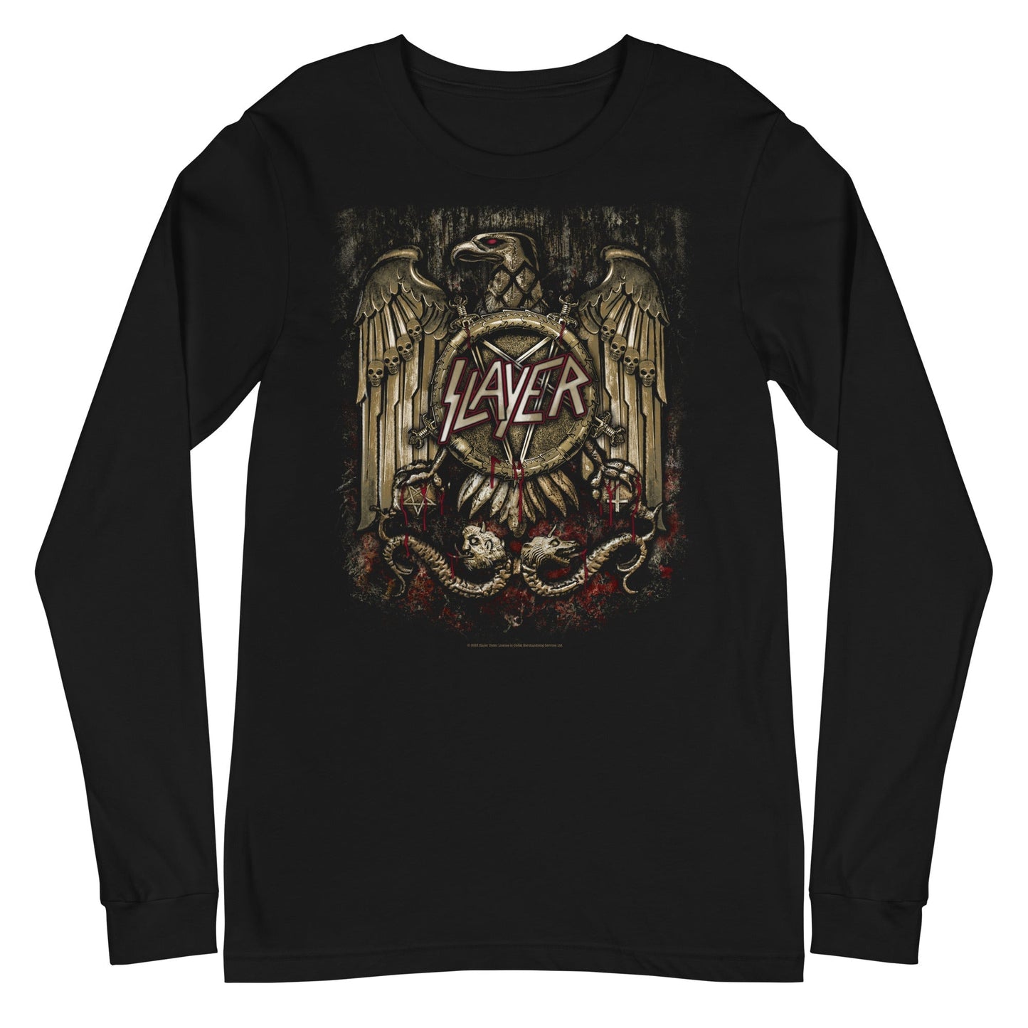 MerchMoment Slayer - Eagle Statue Long Sleeve T-Shirt Black