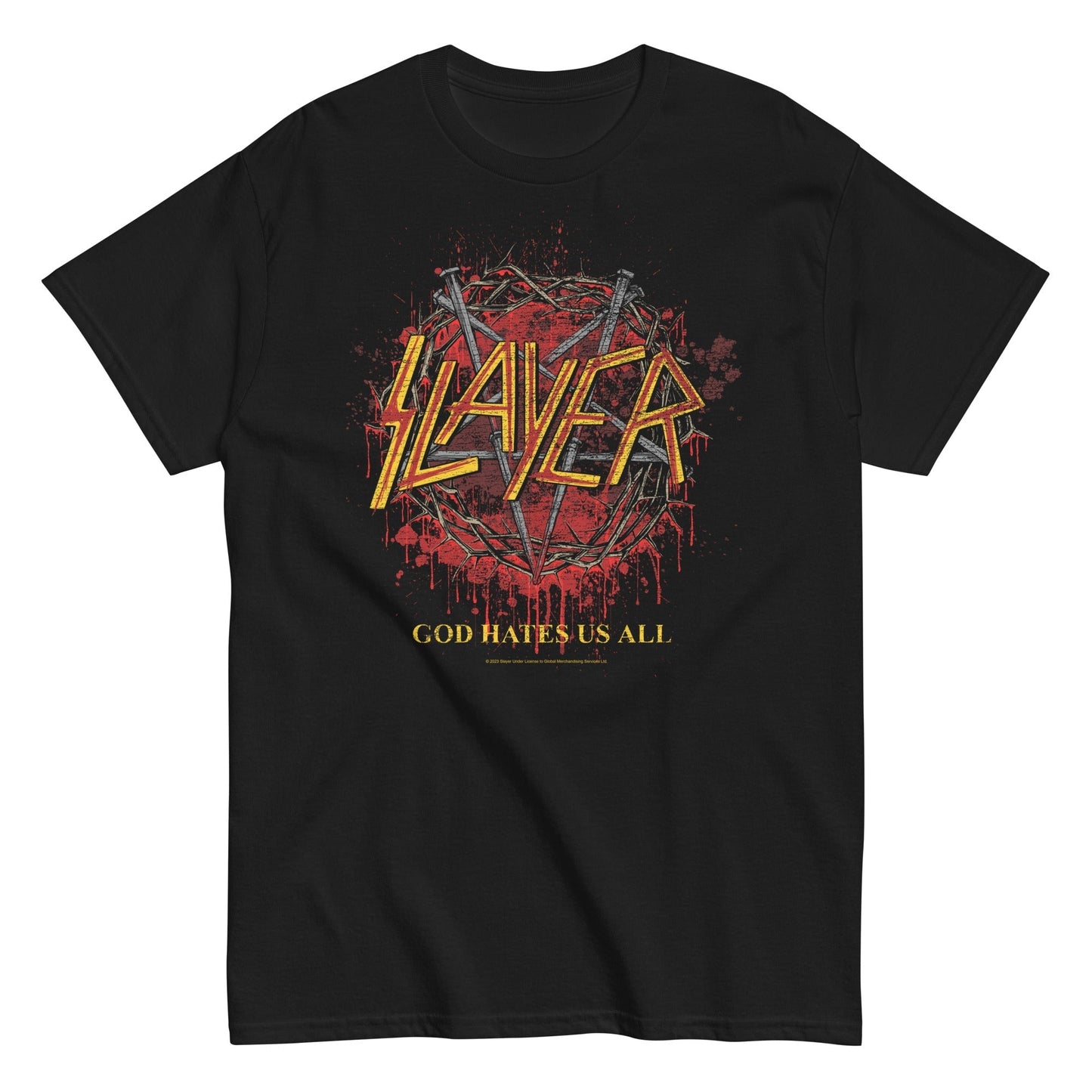 MerchMoment Slayer - God Hates Us All T-Shirt Black