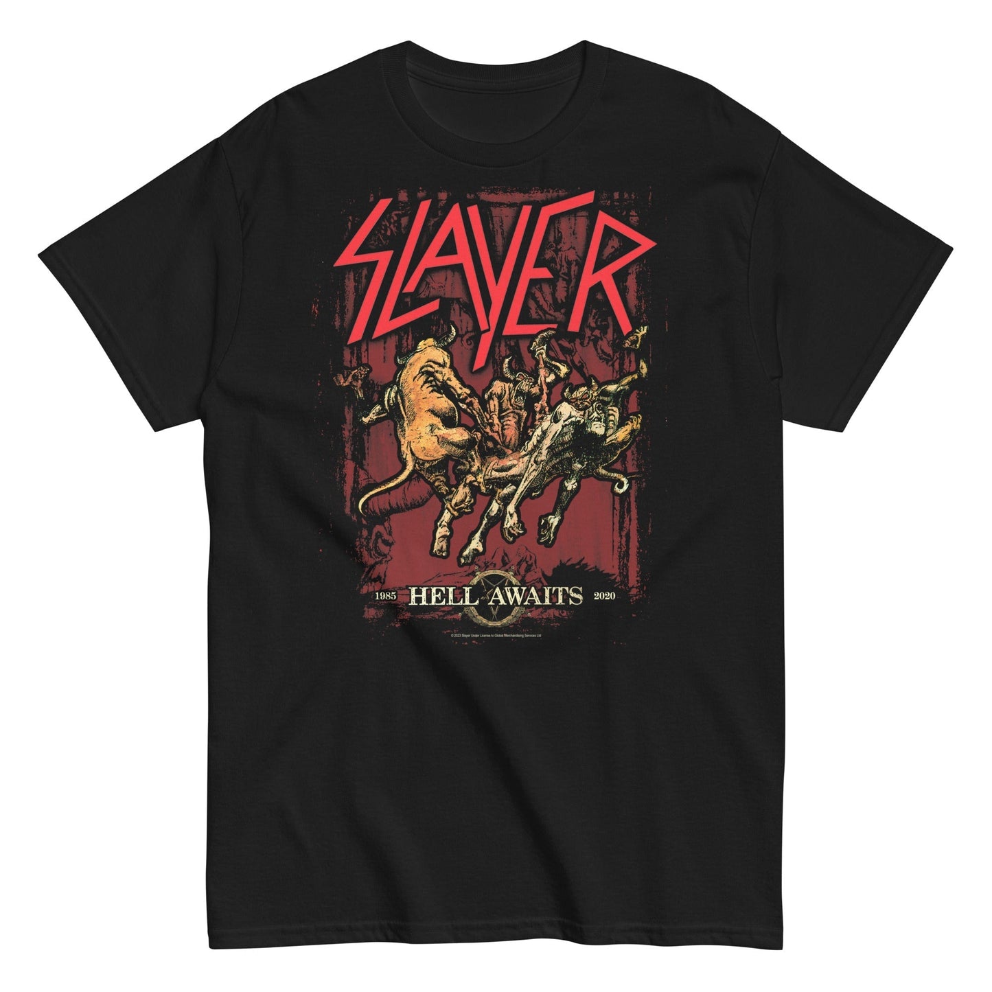 MerchMoment Slayer - Hell Awaits T-Shirt Black