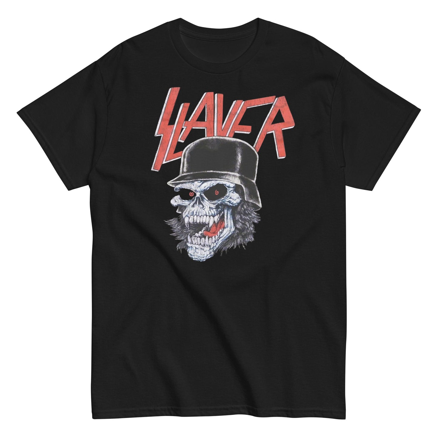 MerchMoment Slayer - Helmet Skull T-Shirt Black