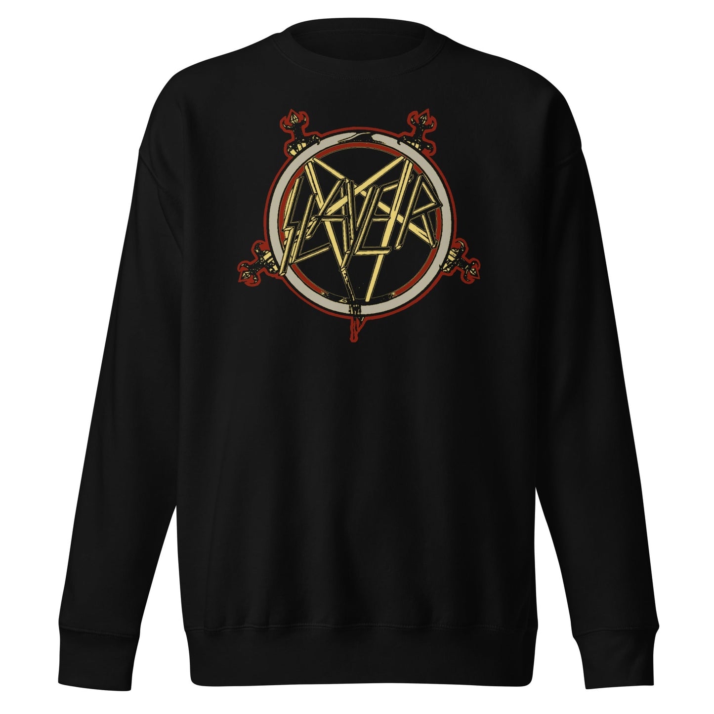MerchMoment Slayer - Pentagram Logo Sweatshirt Black