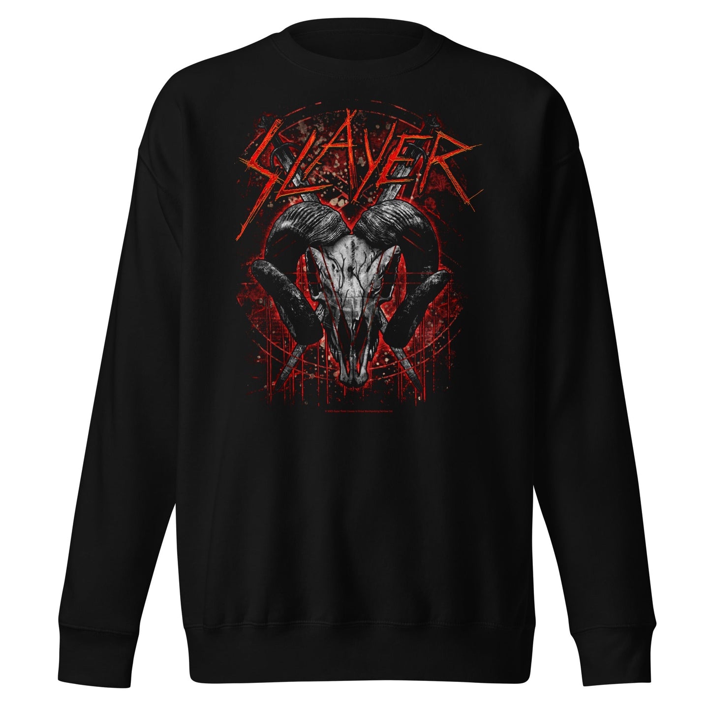 MerchMoment Slayer - Ram's Head Sweatshirt Black