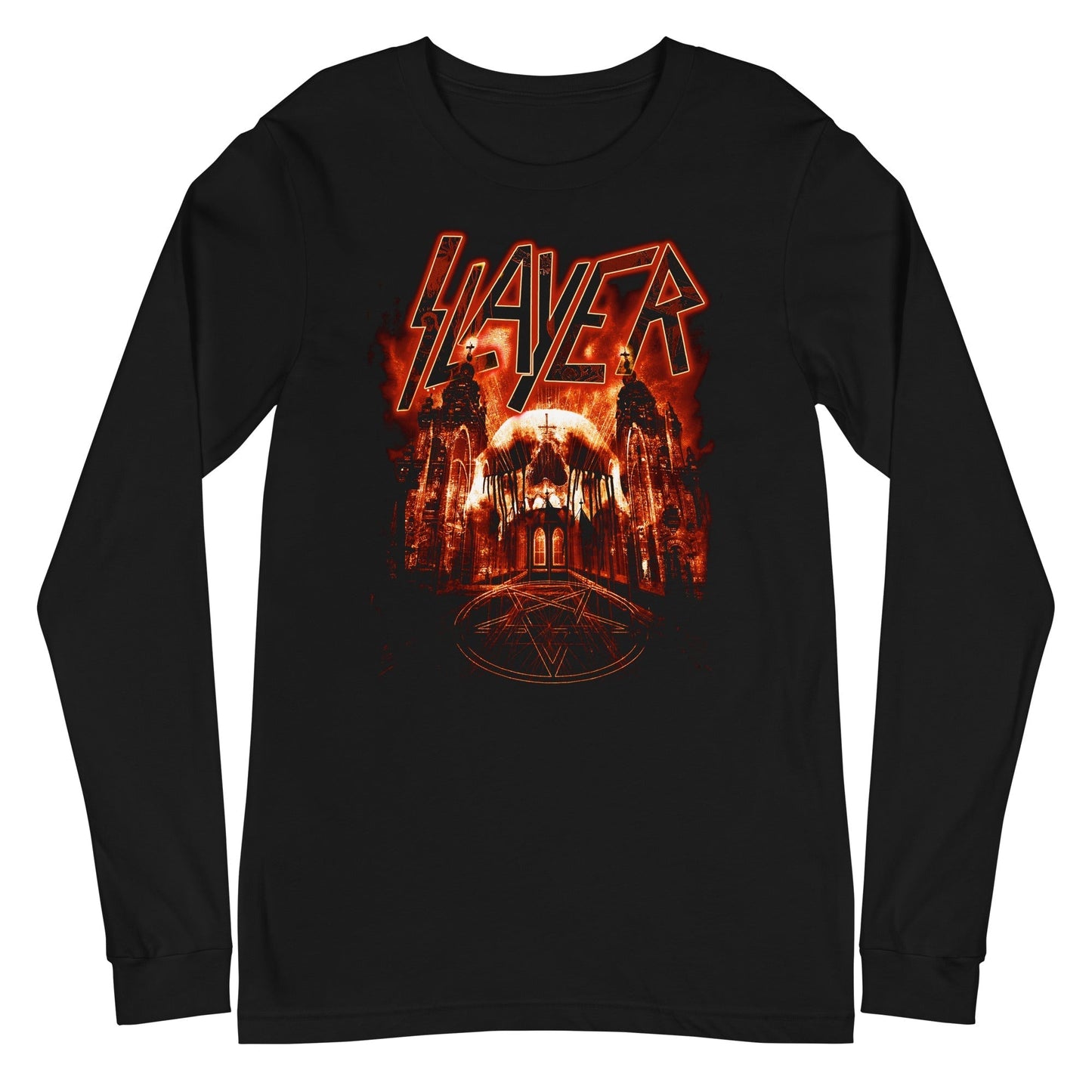 MerchMoment Slayer - Red Dawn Long Sleeve T-Shirt Black