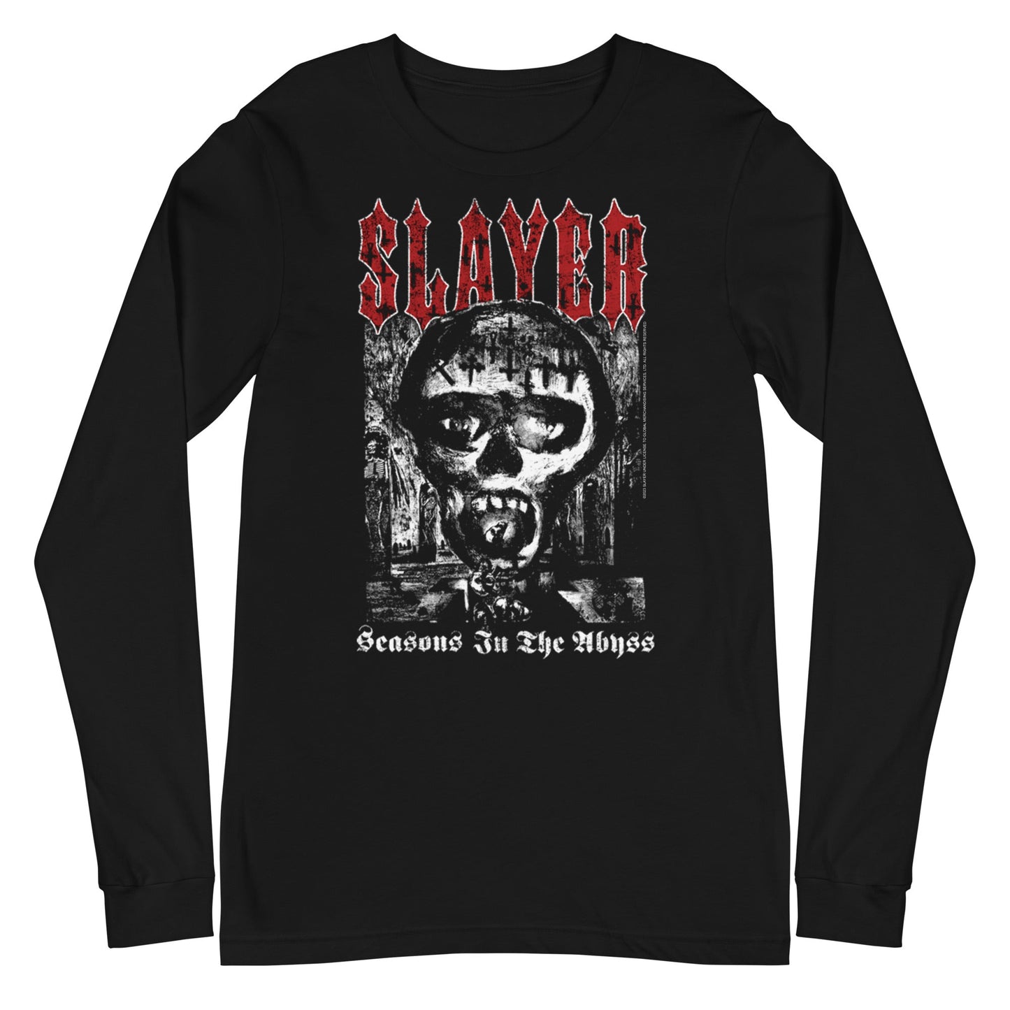 MerchMoment Slayer - Seasons in the Abyss Long Sleeve T-Shirt Black