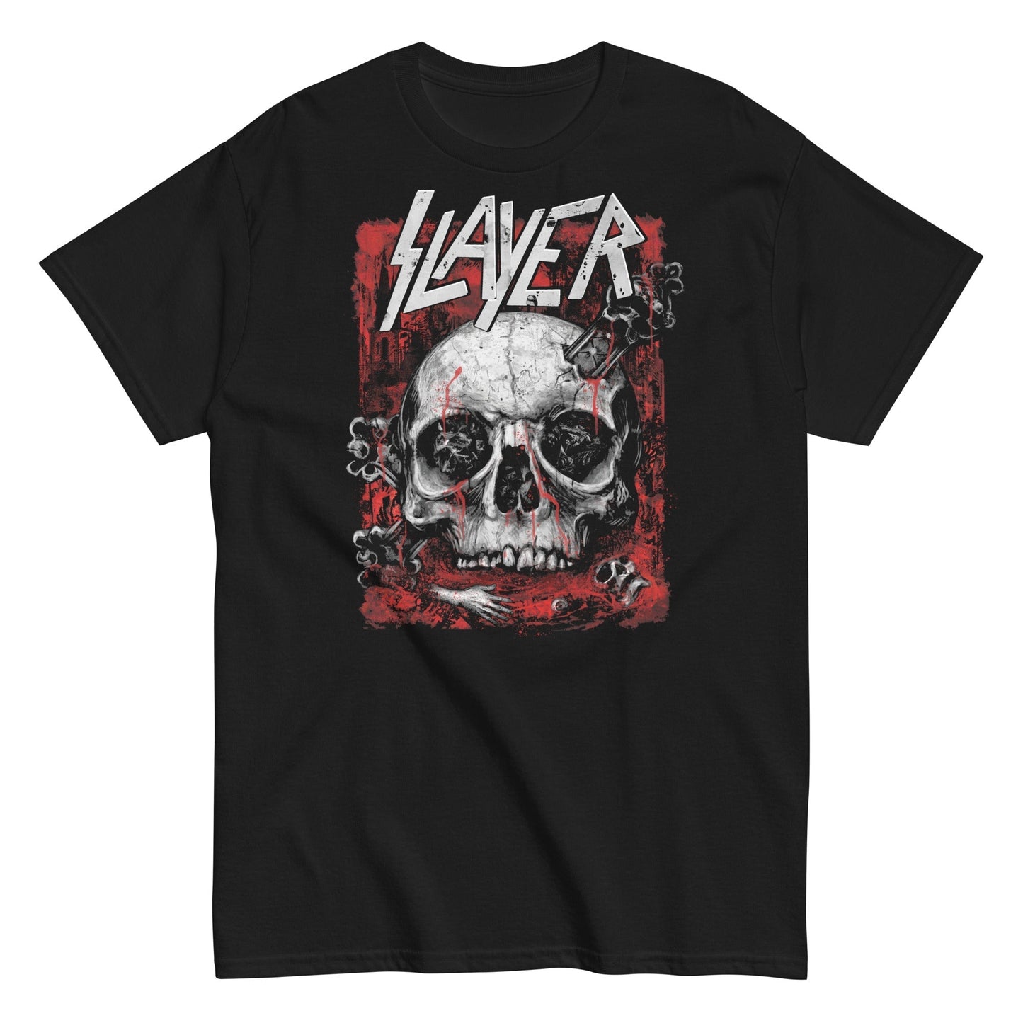MerchMoment Slayer - Skull Logo T-Shirt Black