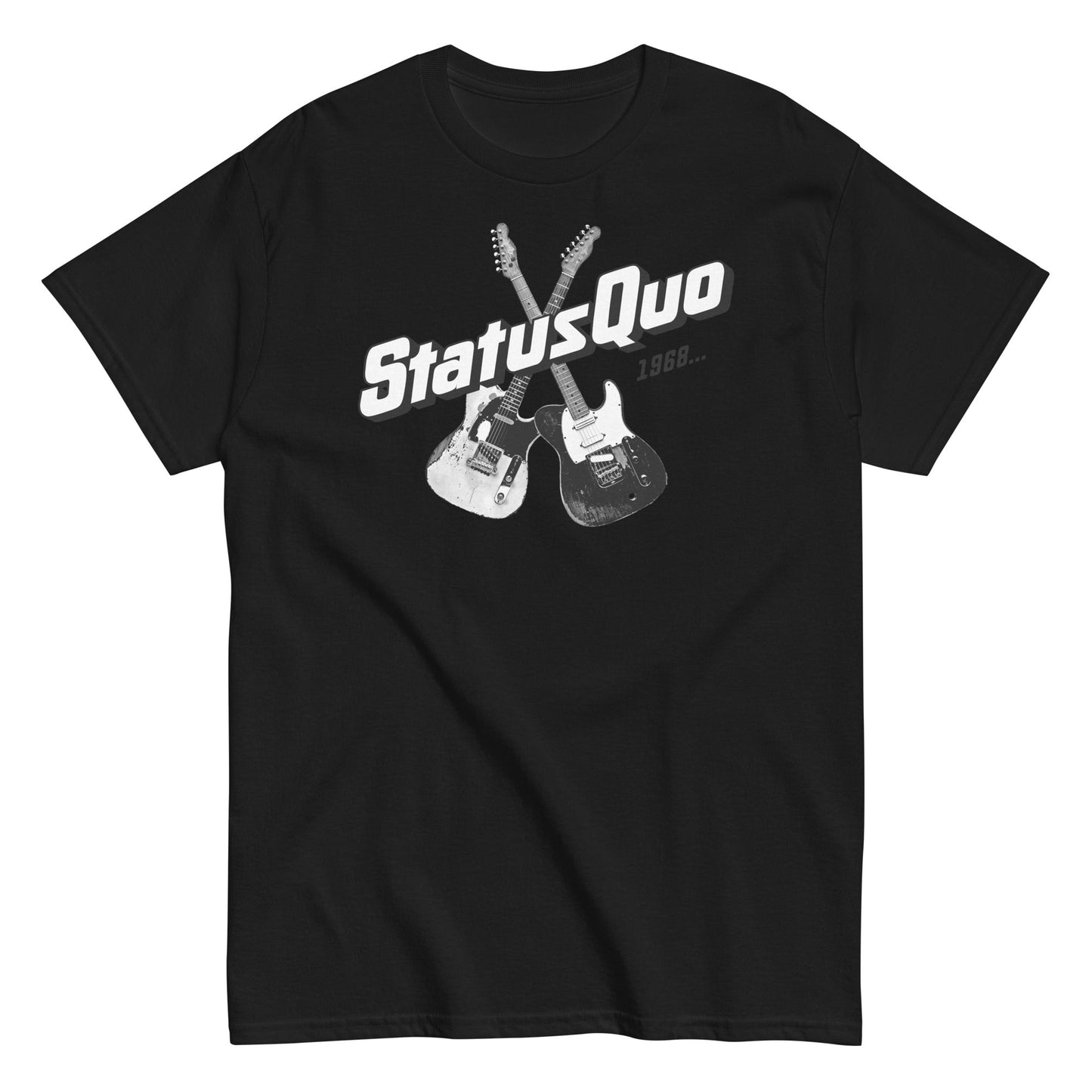 MerchMoment Status Quo - Guitars T-Shirt Black