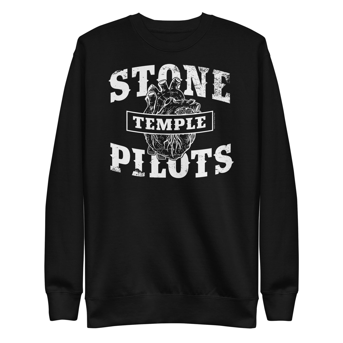 MerchMoment Stone Temple Pilots - Heart Logo Sweatshirt Black