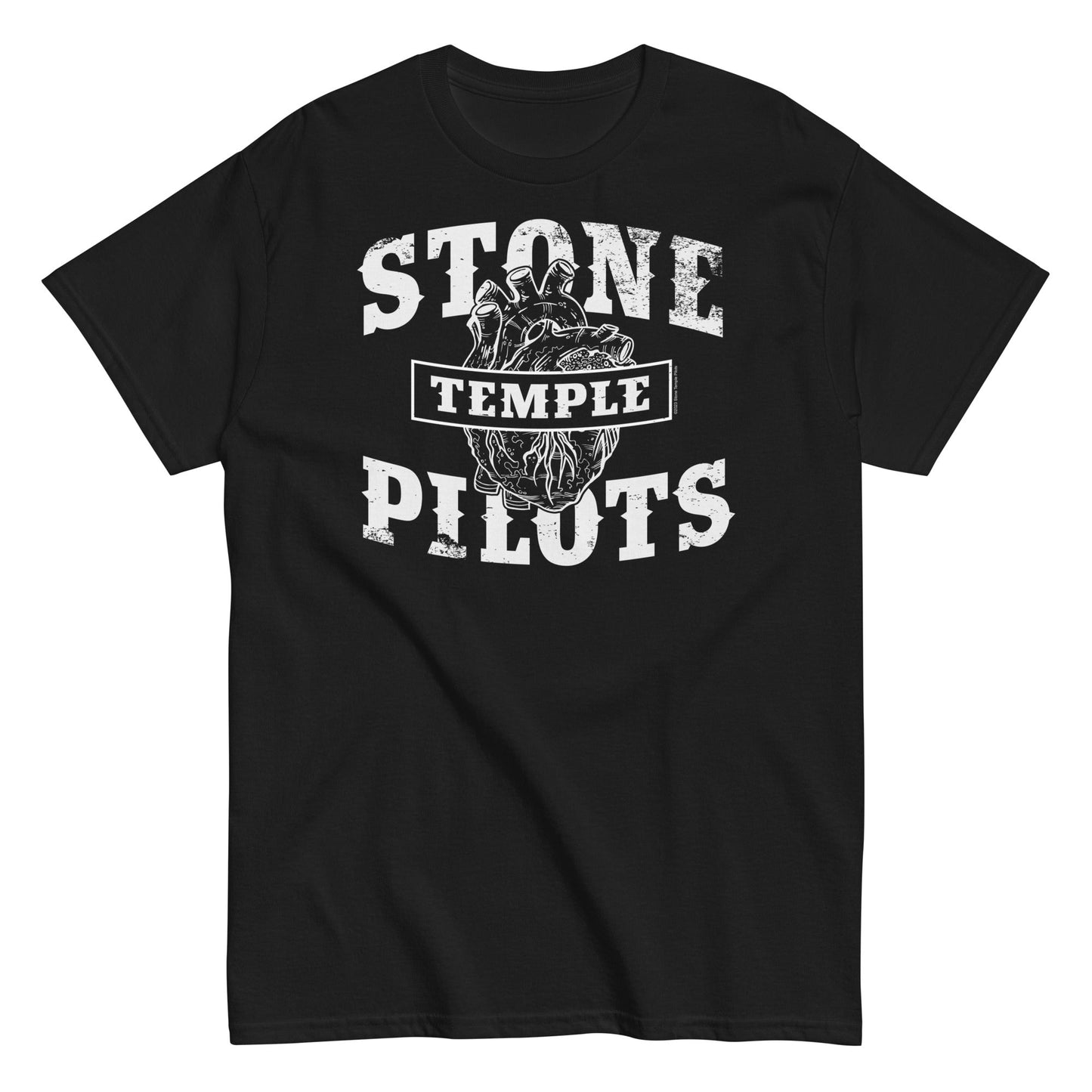 MerchMoment Stone Temple Pilots - Heart Logo T-Shirt Black