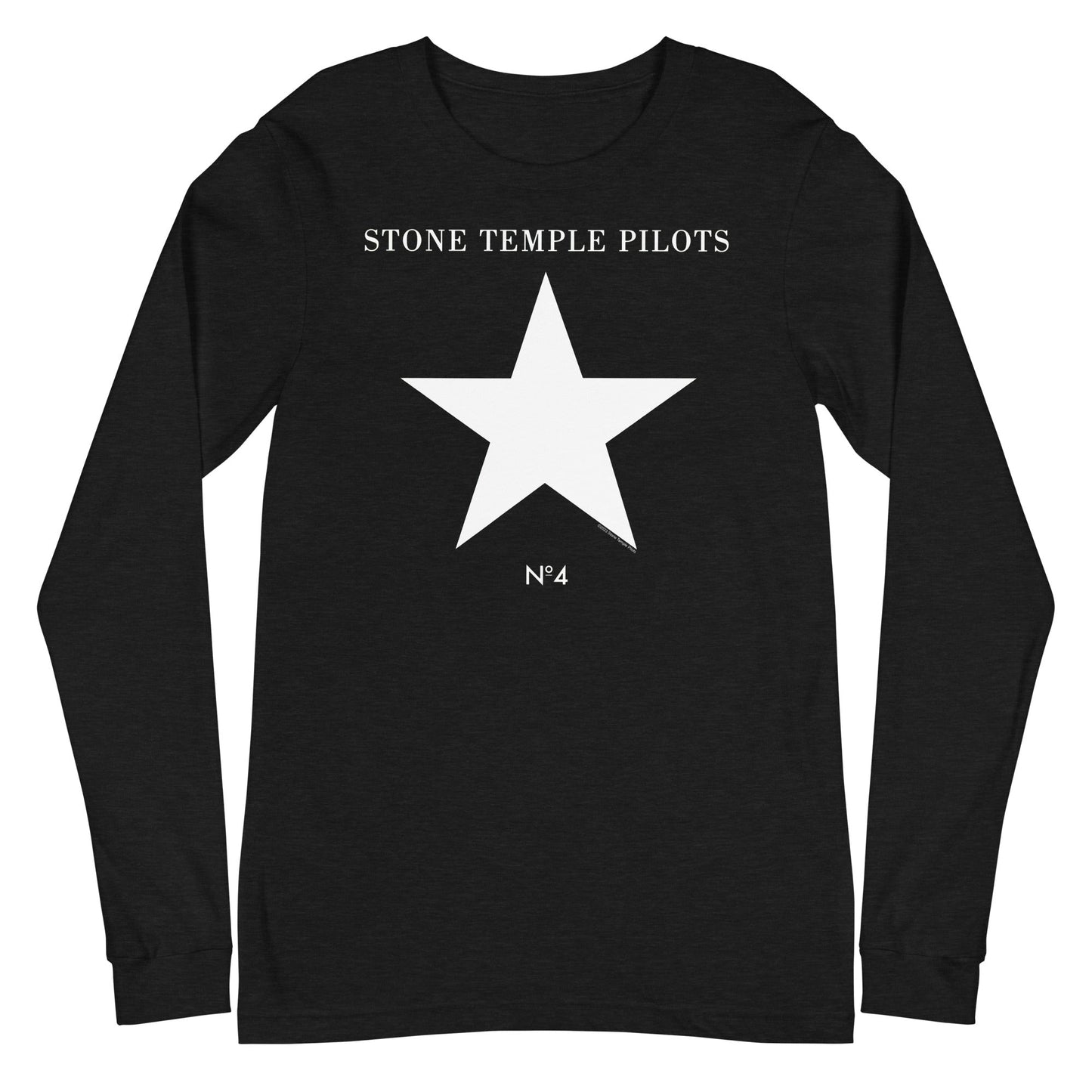 MerchMoment Stone Temple Pilots - No. 4 Long Sleeve T-Shirt Black
