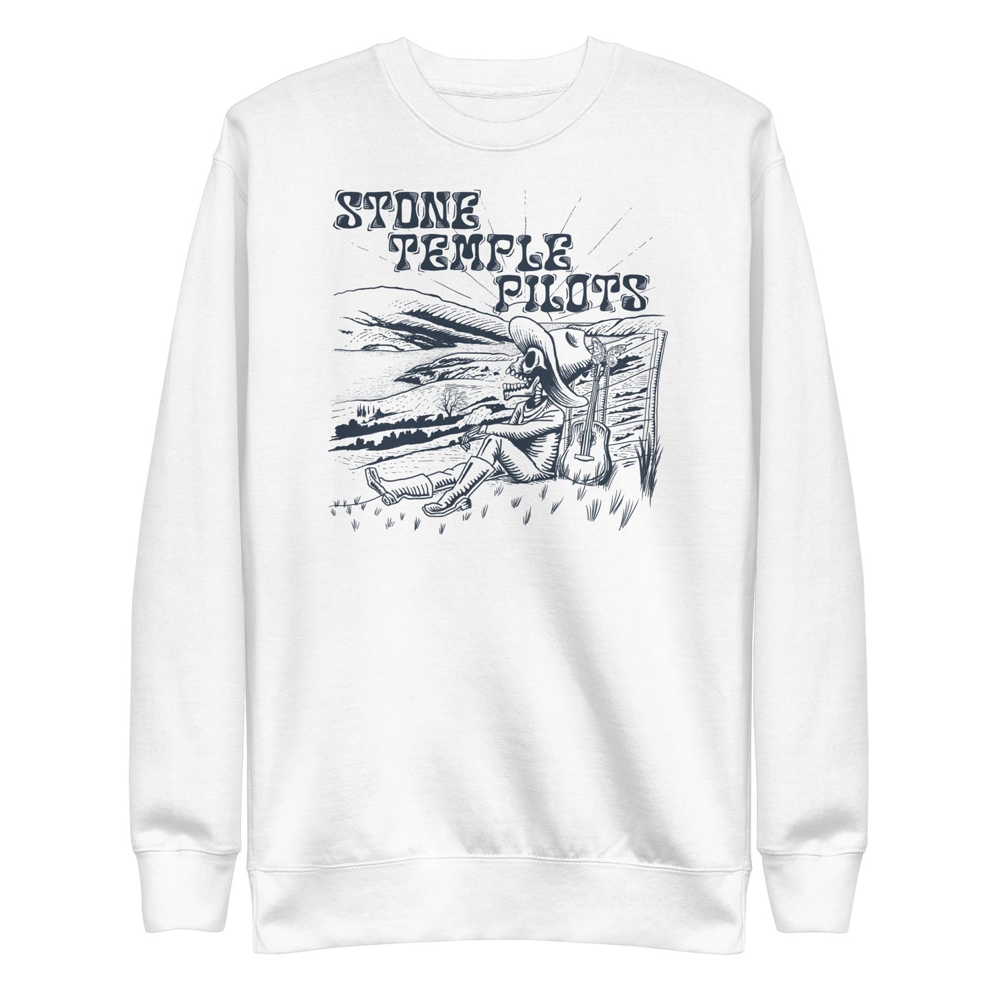 MerchMoment Stone Temple Pilots - Out West Sweatshirt White