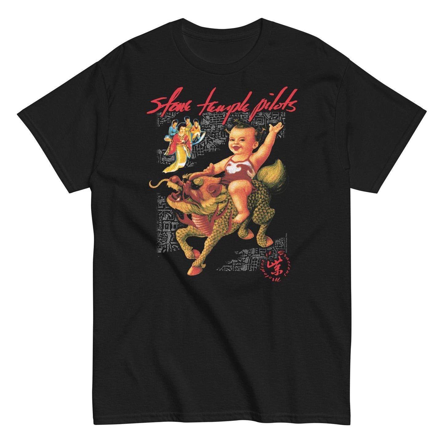 MerchMoment Stone Temple Pilots - Purple T-Shirt Black