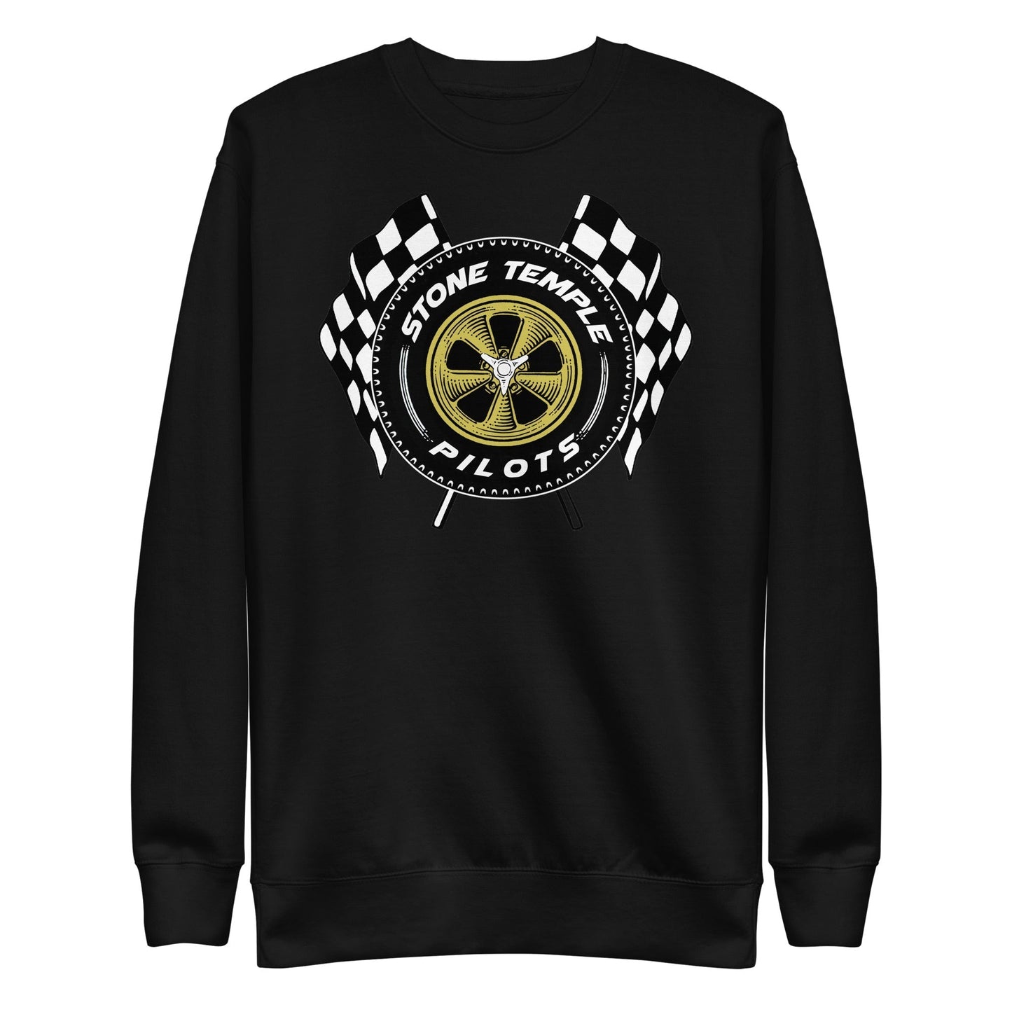 MerchMoment Stone Temple Pilots - Racing Tire Sweatshirt Black
