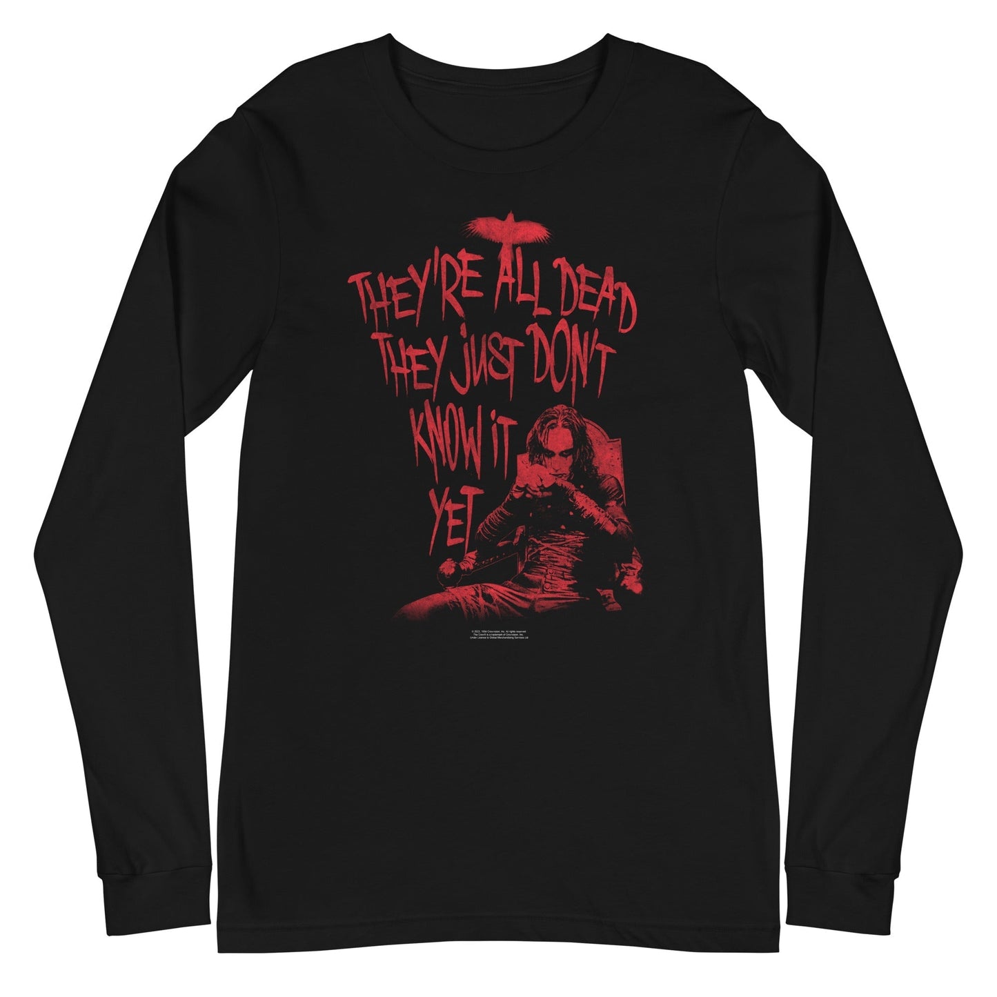 MerchMoment The Crow - Do They Know? Long Sleeve T-Shirt Black