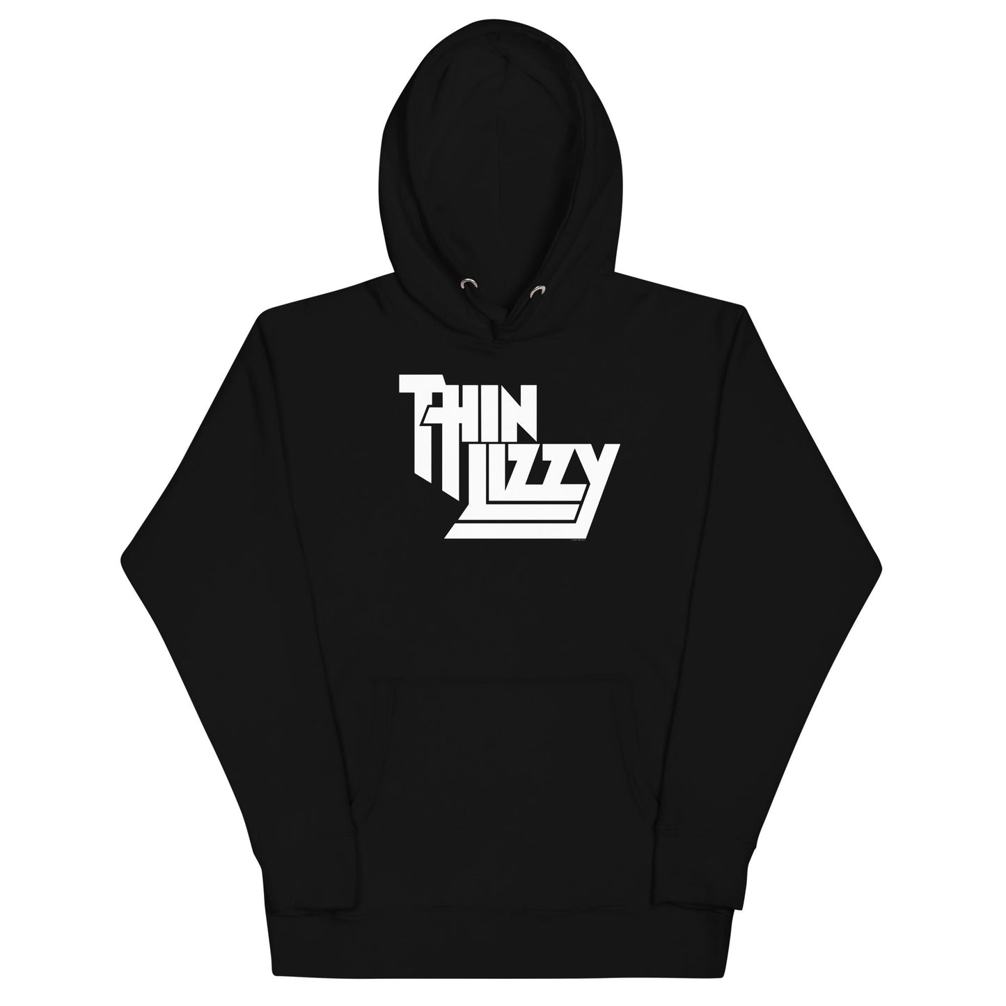 MerchMoment Thin Lizzy - Classic White Logo Hoodie Black