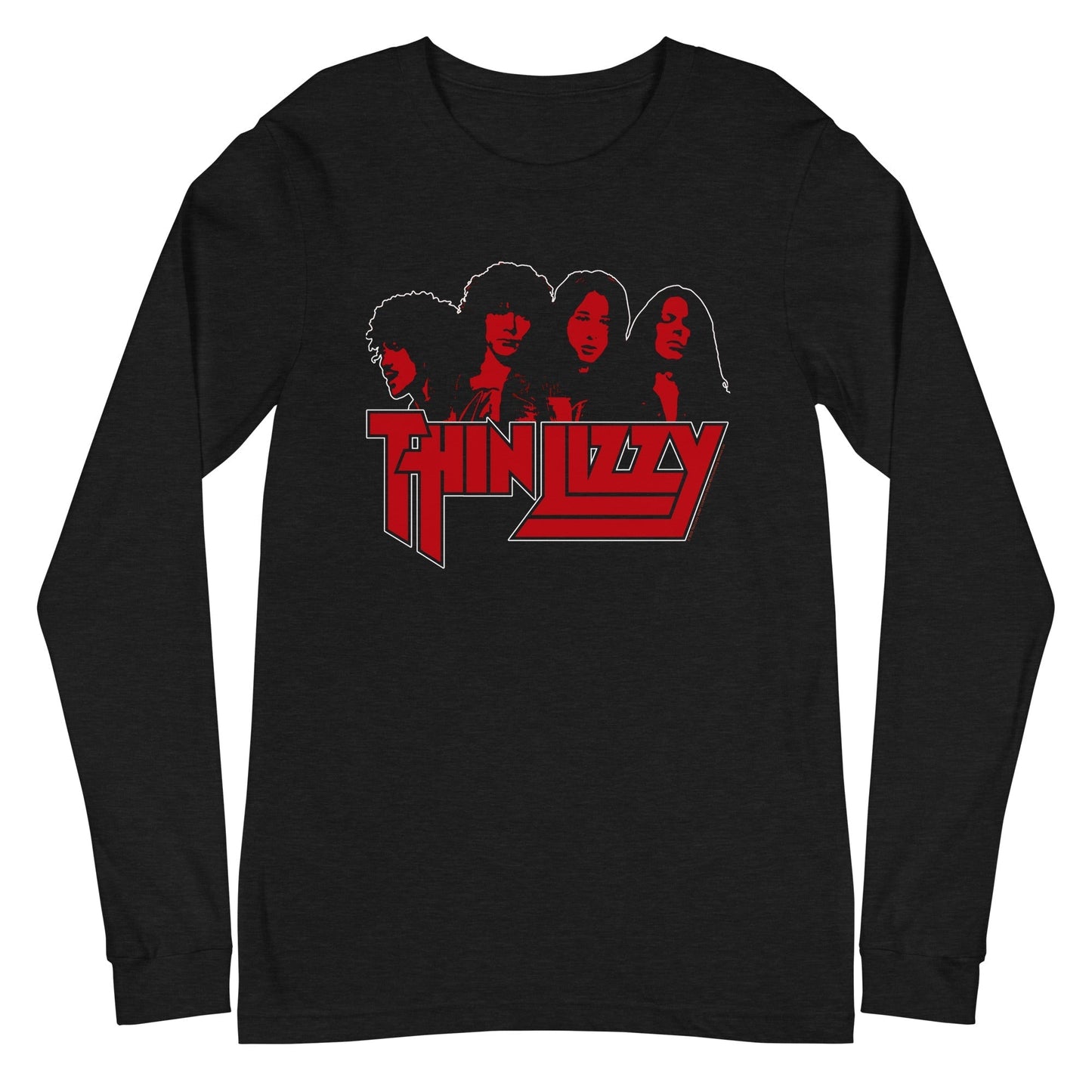 MerchMoment Thin Lizzy - Profile Long Sleeve T-Shirt Black