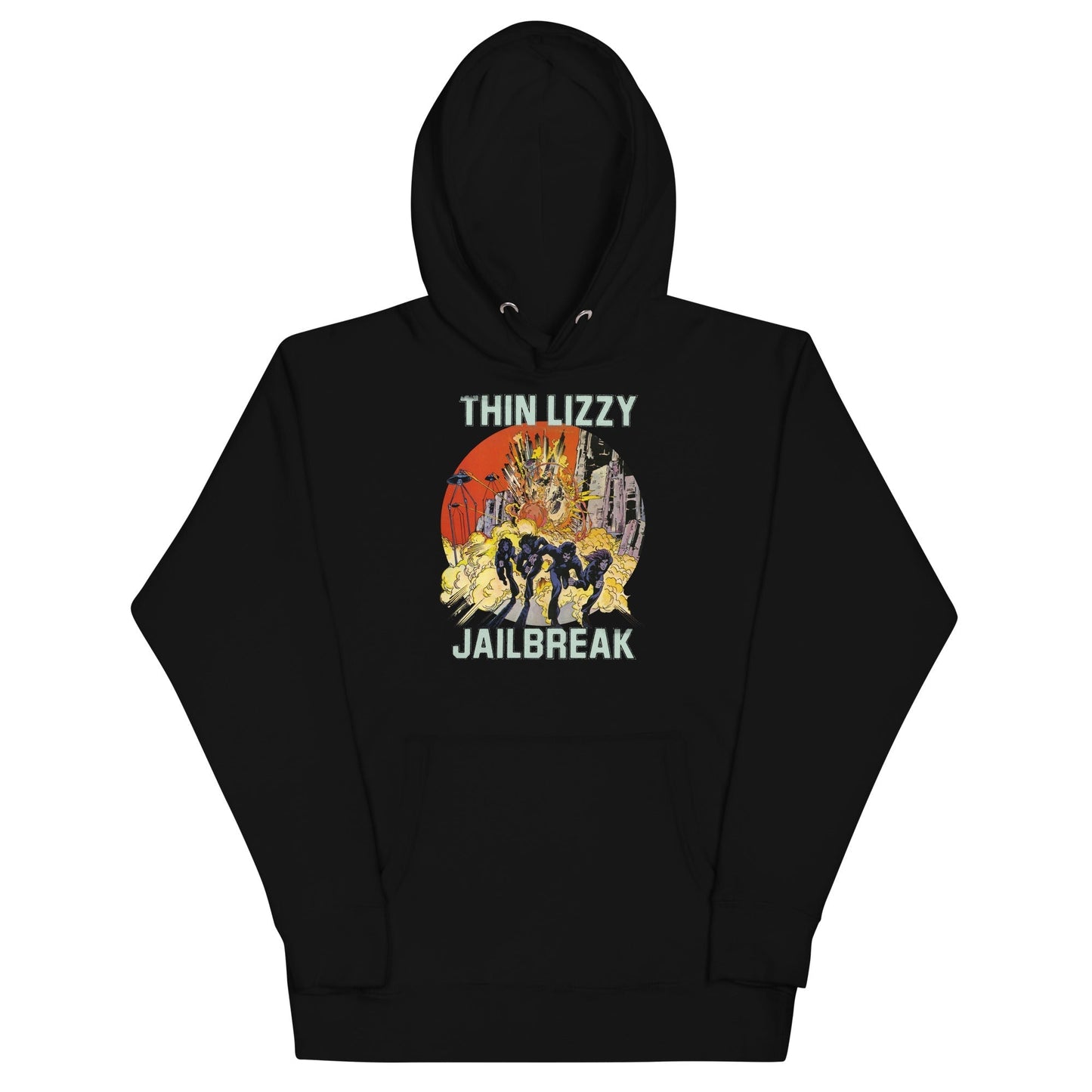 MerchMoment Thin Lizzy - Vintage Jailbreak Hoodie Black