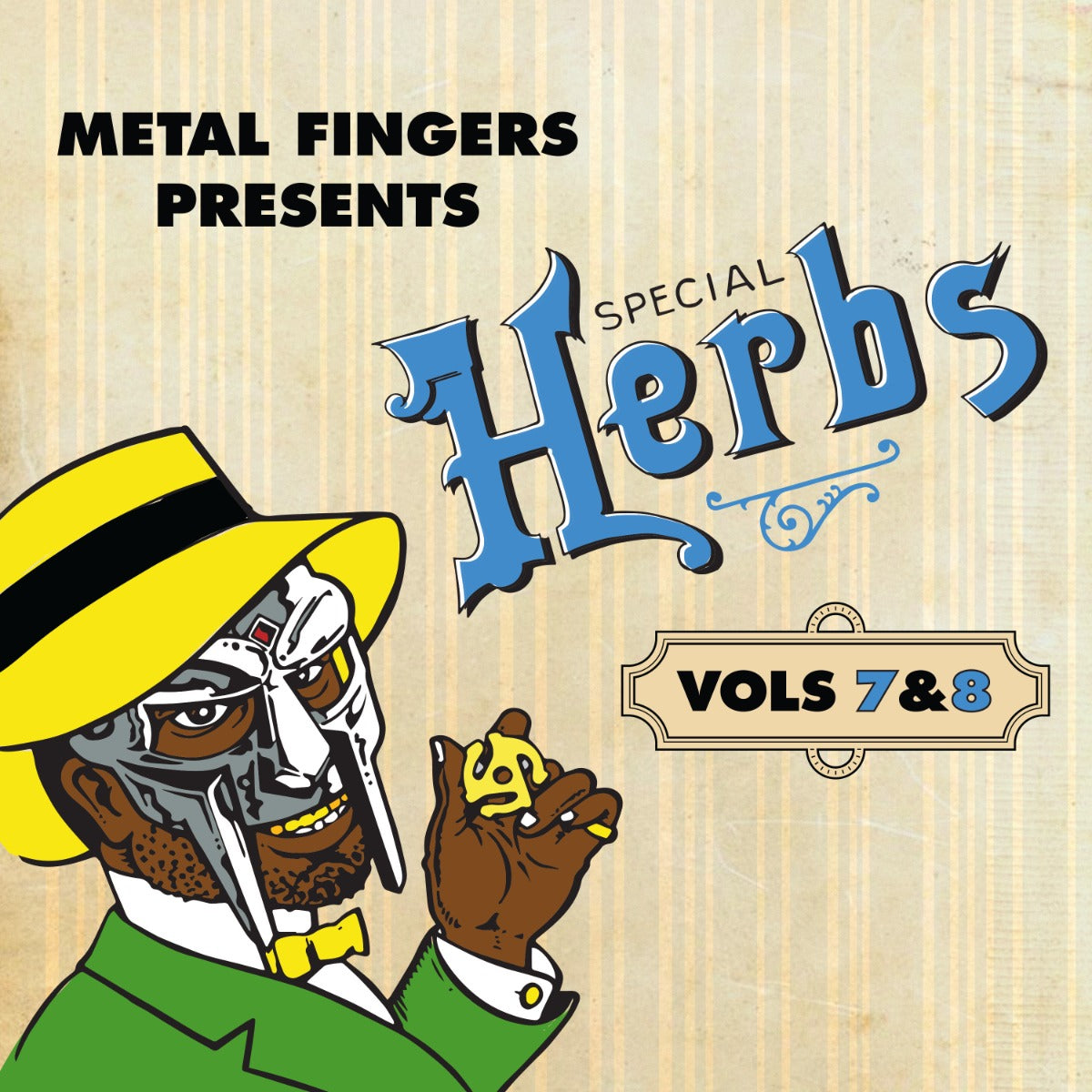 Mf Doom Metal Fingers Presents: Special Herbs Vols. 7 & 8 (Sky Blue Colored Vinyl Gatefold 2Lp)