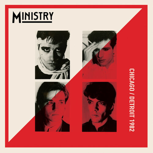 MINISTRY Chicago/ Detroit 1982 (Red Marble Colored Vinyl)